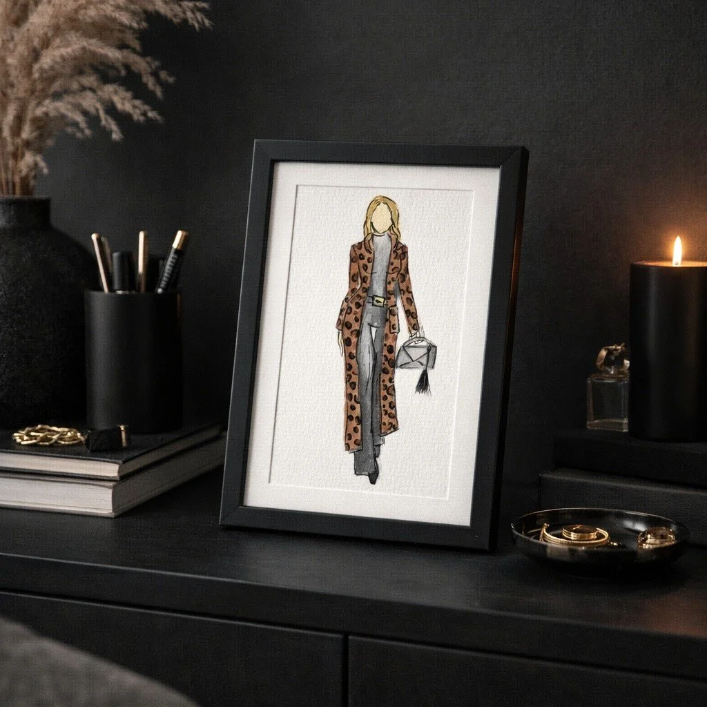 We love a good leopard print look 🐆🐾
What's your favourite print?

#leopardprint #fashion #illustration  #fashionillustration #painting