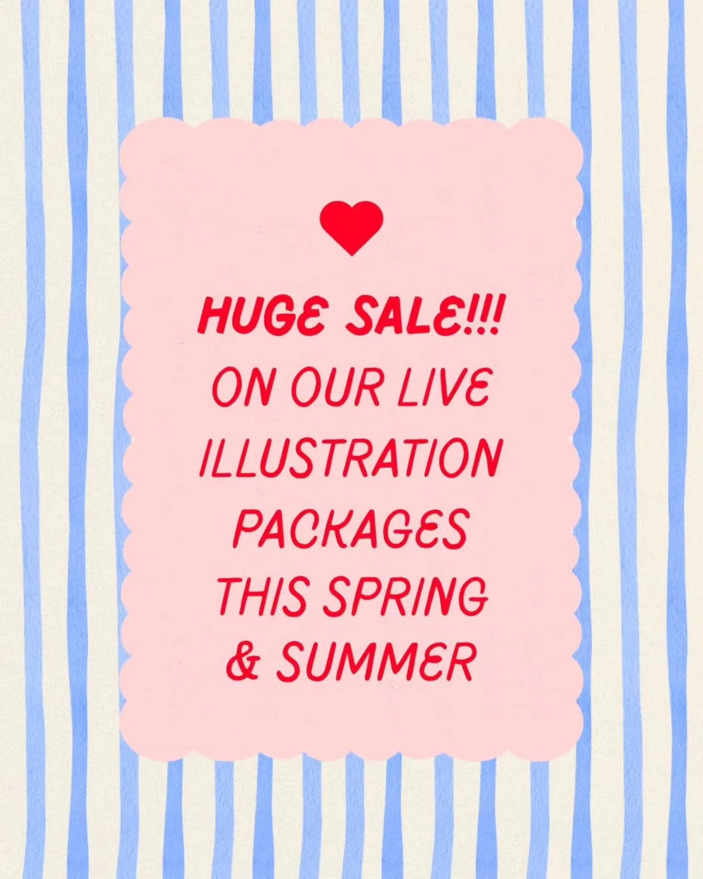 Are you getting married between April &amp; July this year? 💍

Still looking for the perfect wedding favour to give your guests?

Why not take advantage of our SALE and book us to paint your guests LIVE on the day 😍

#sale #illustrations #wedding #