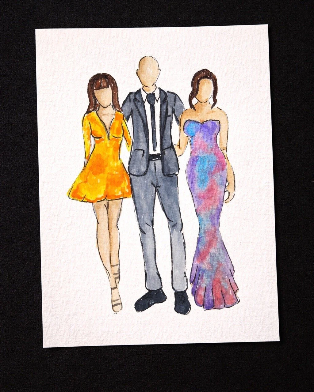 What's the story here then? 👀 
Drop your thoughts in the comments... 

#whatthehelly #player #twodates #painting #illustration