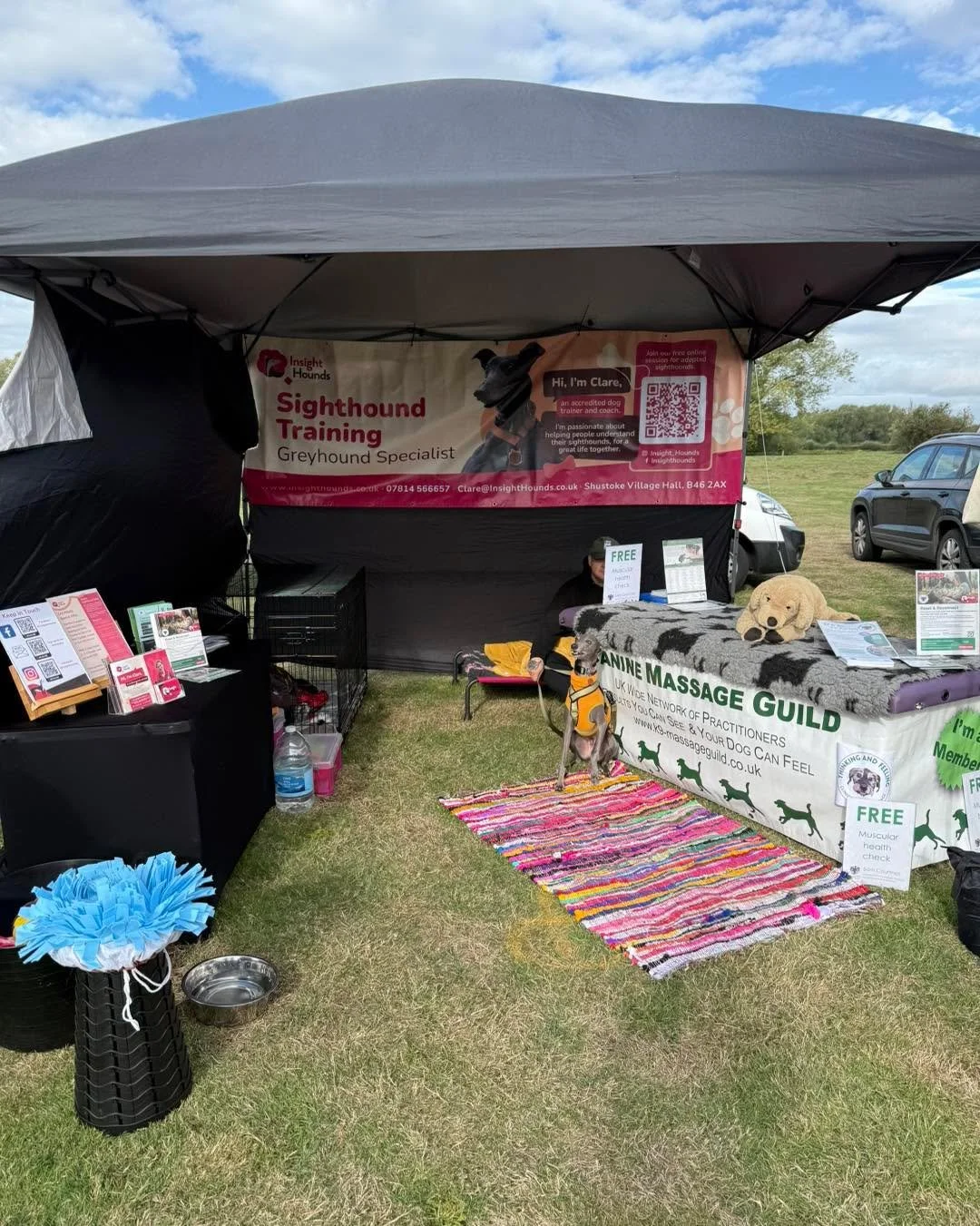 All set up at Croft Farm!