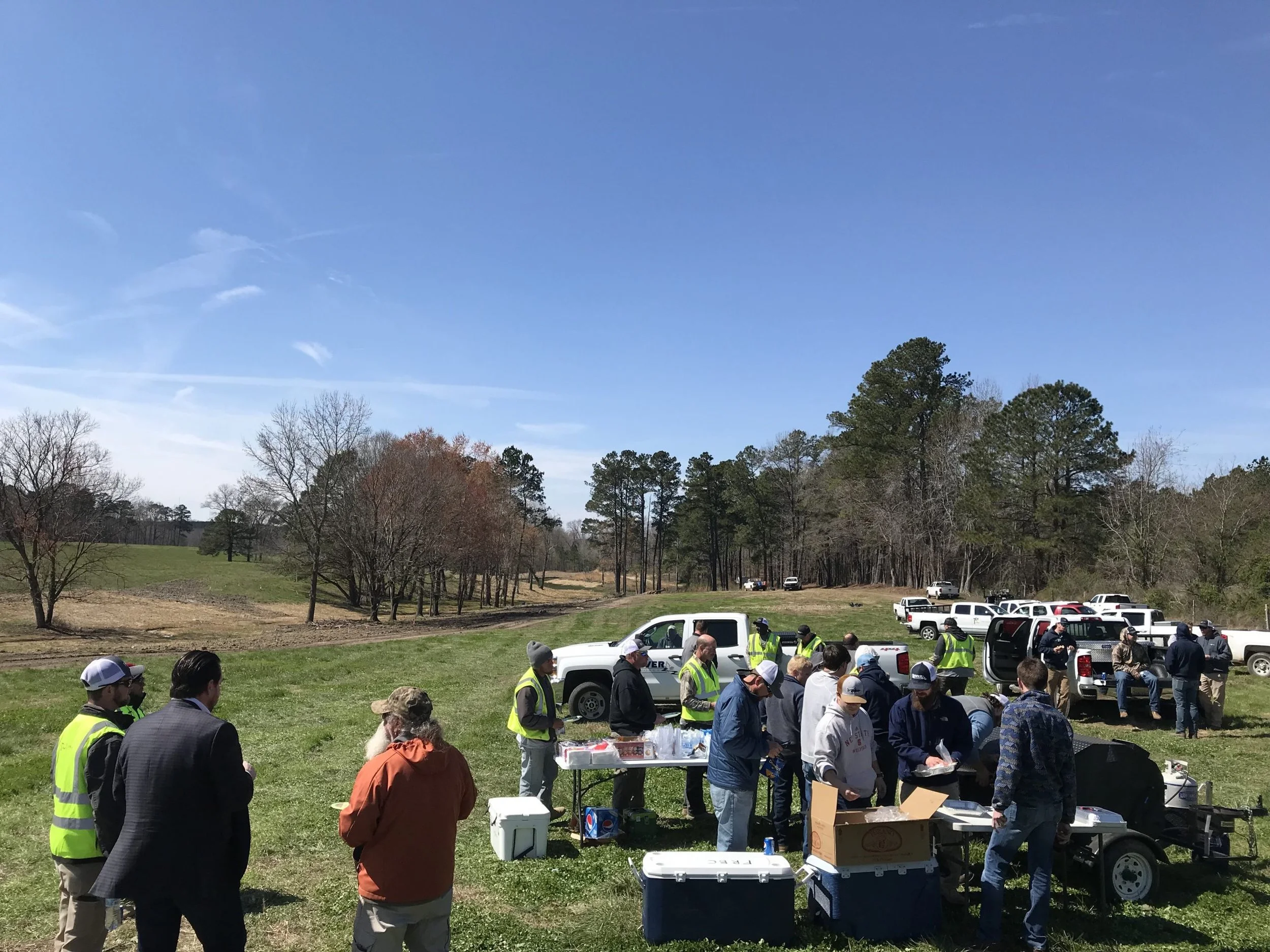 Guys Outing at RiverWorks jobsite