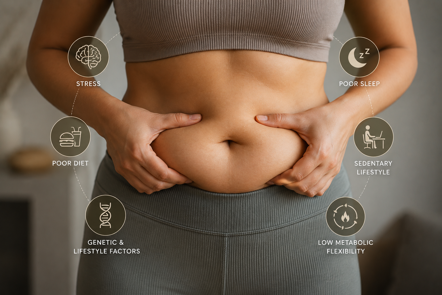 Why You Can't Lose Belly Fat (Metabolic Causes Explained)
