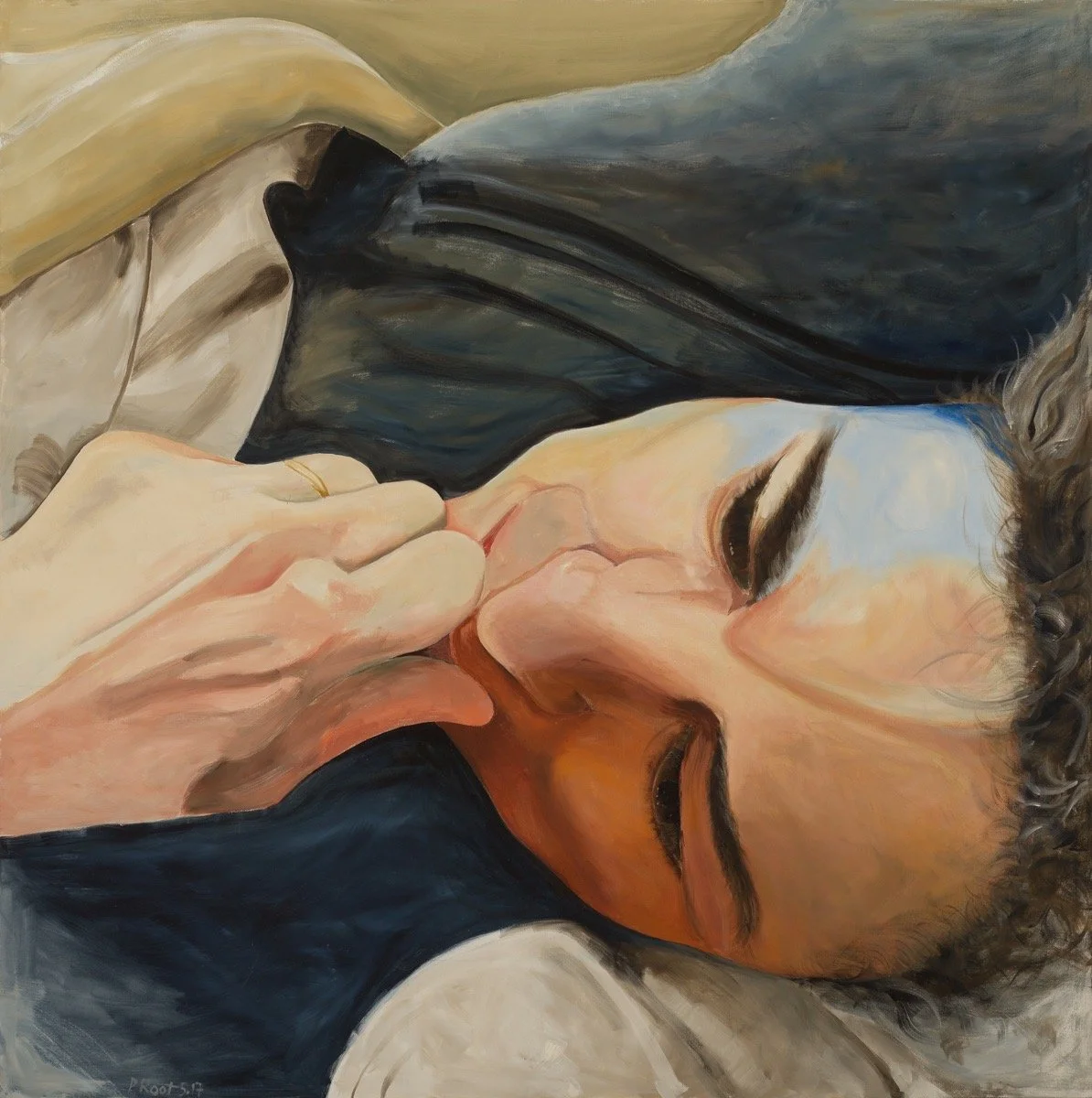 Nat in the Afternoon 3; oil on canvas