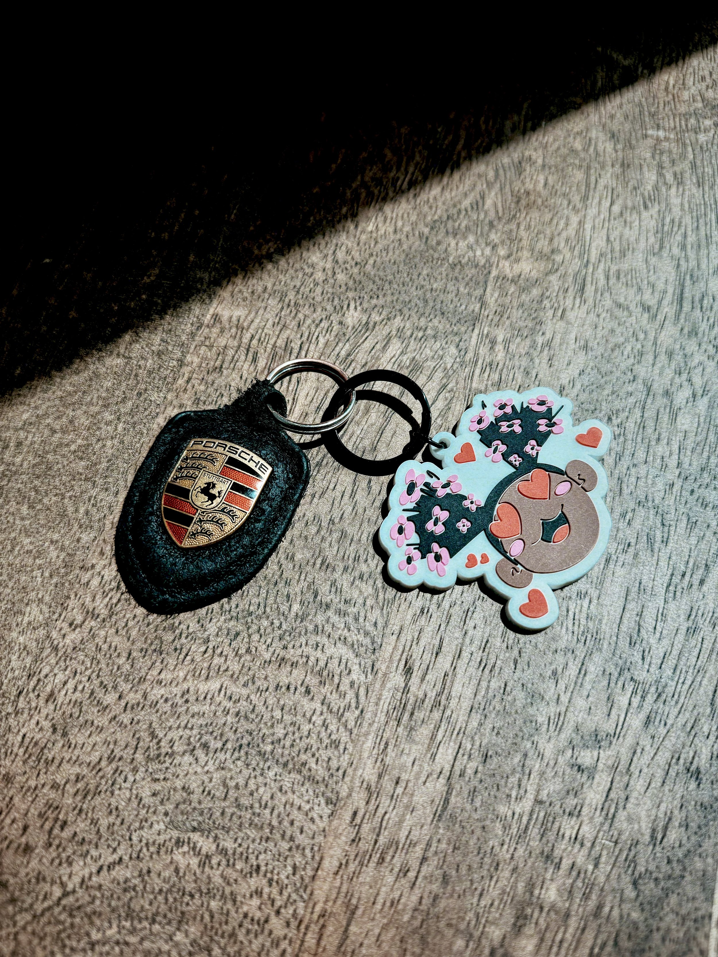 Kokoro Heart Eyes Keychain