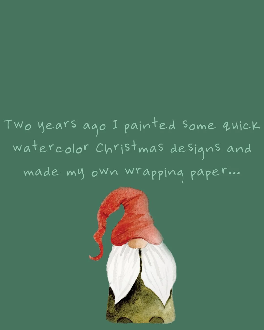 Holiday Wrap is coming back for 2025, new and old designs, cards, gift tags, ribbon and more! Stay tuned for November 14th! #watercolorChristmas #homemadewrappingpaper #cozydesigns