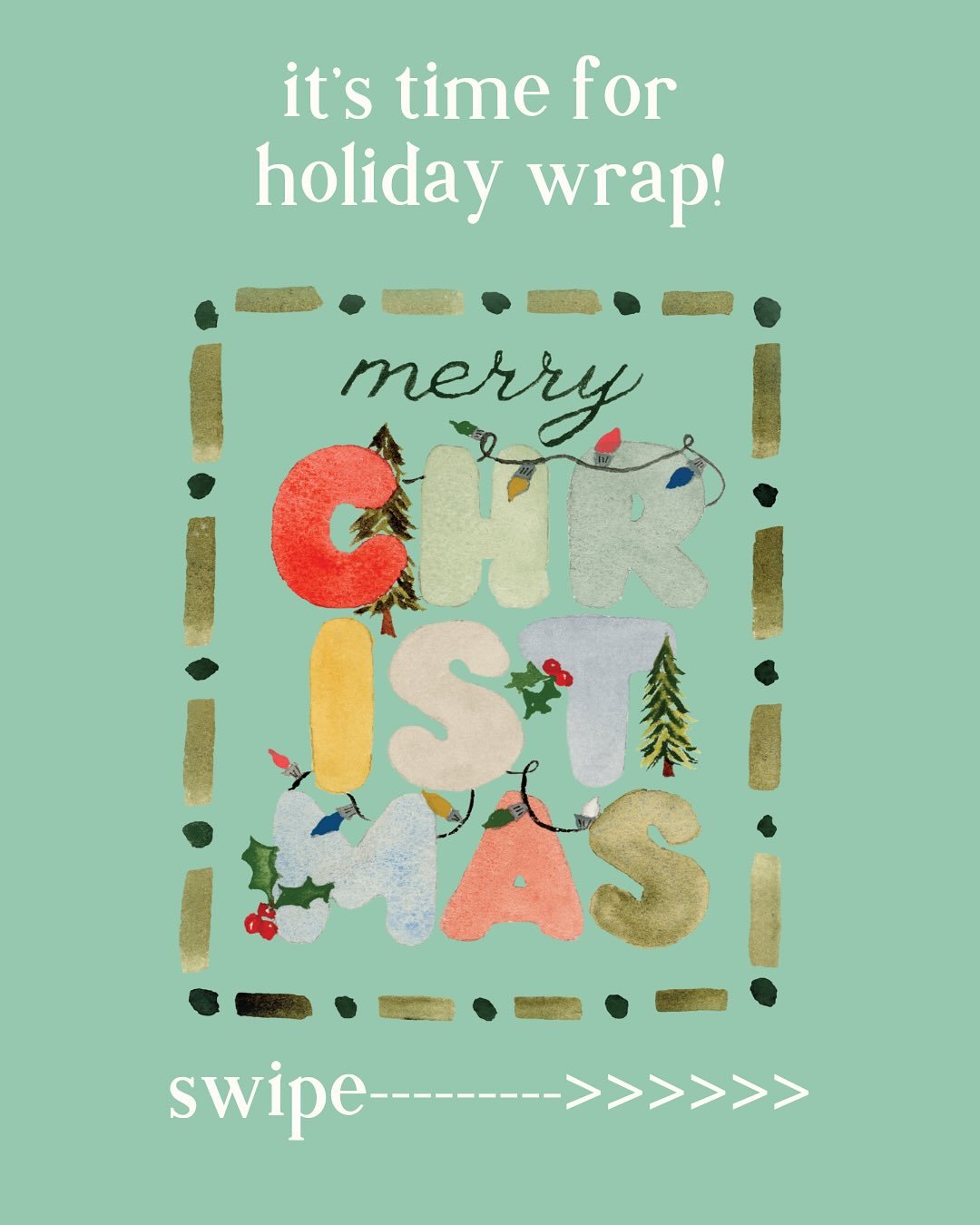 Let me be a part of your holiday season by having beautiful gifts under your tree. My wrapping paper is all 19 by 29 inch sheets, matte finish, printed with my hand painted elements.  Coordinating cardstock gift tags and hand torn ribbon also availab