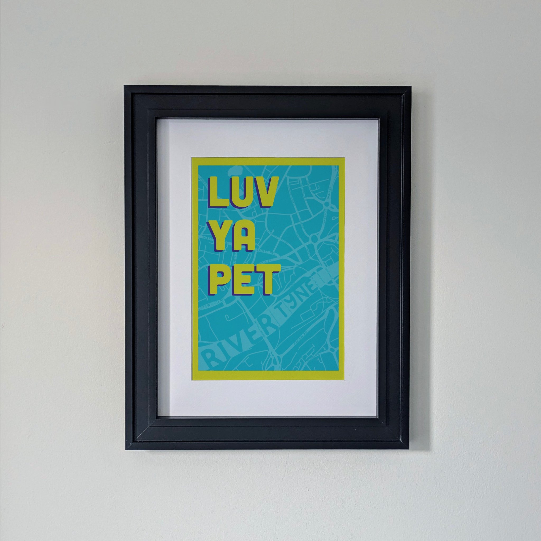 Luv ya pet - Newcastle map
