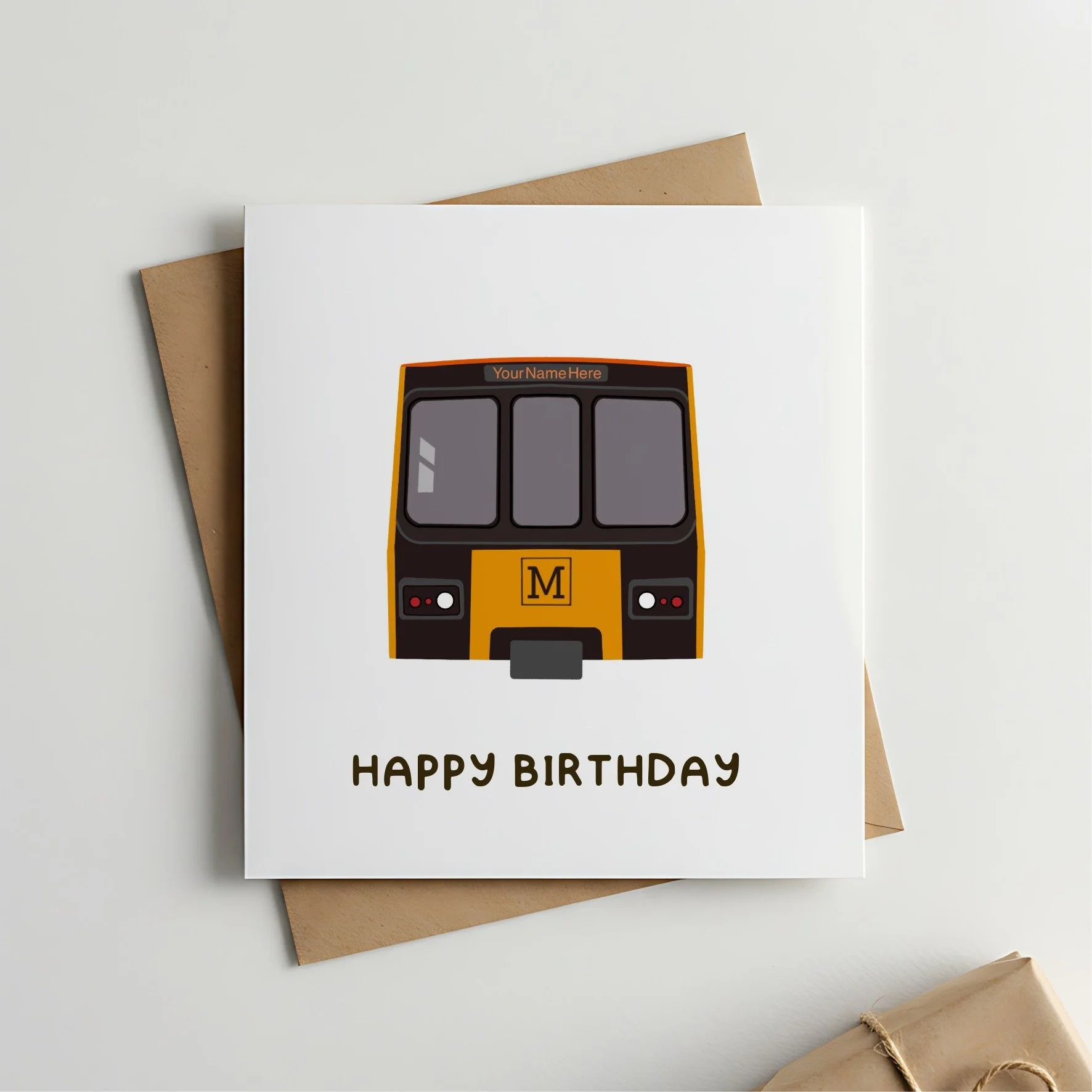 'Old' Metro Card - Personalised