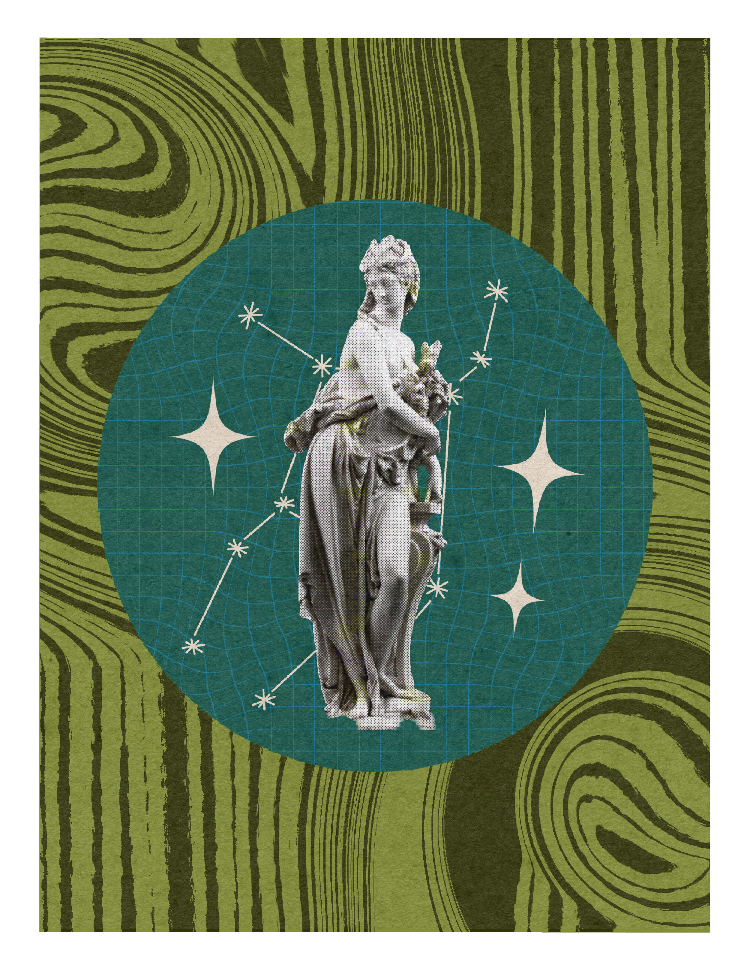 Virgo - Psychedelic Collage