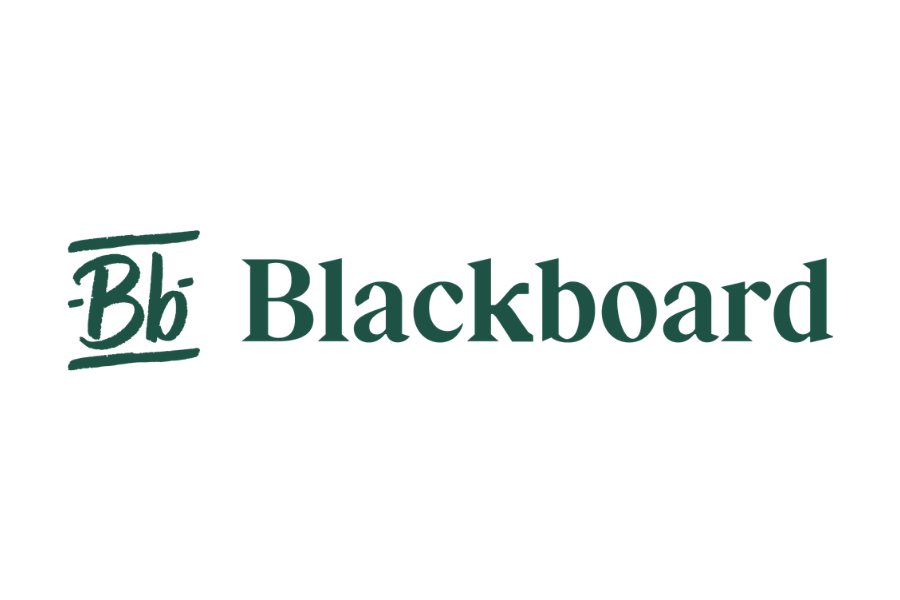 Blackboard logo with a stylized 'Bb' symbol in green, followed by the word 'Blackboard' also in green.