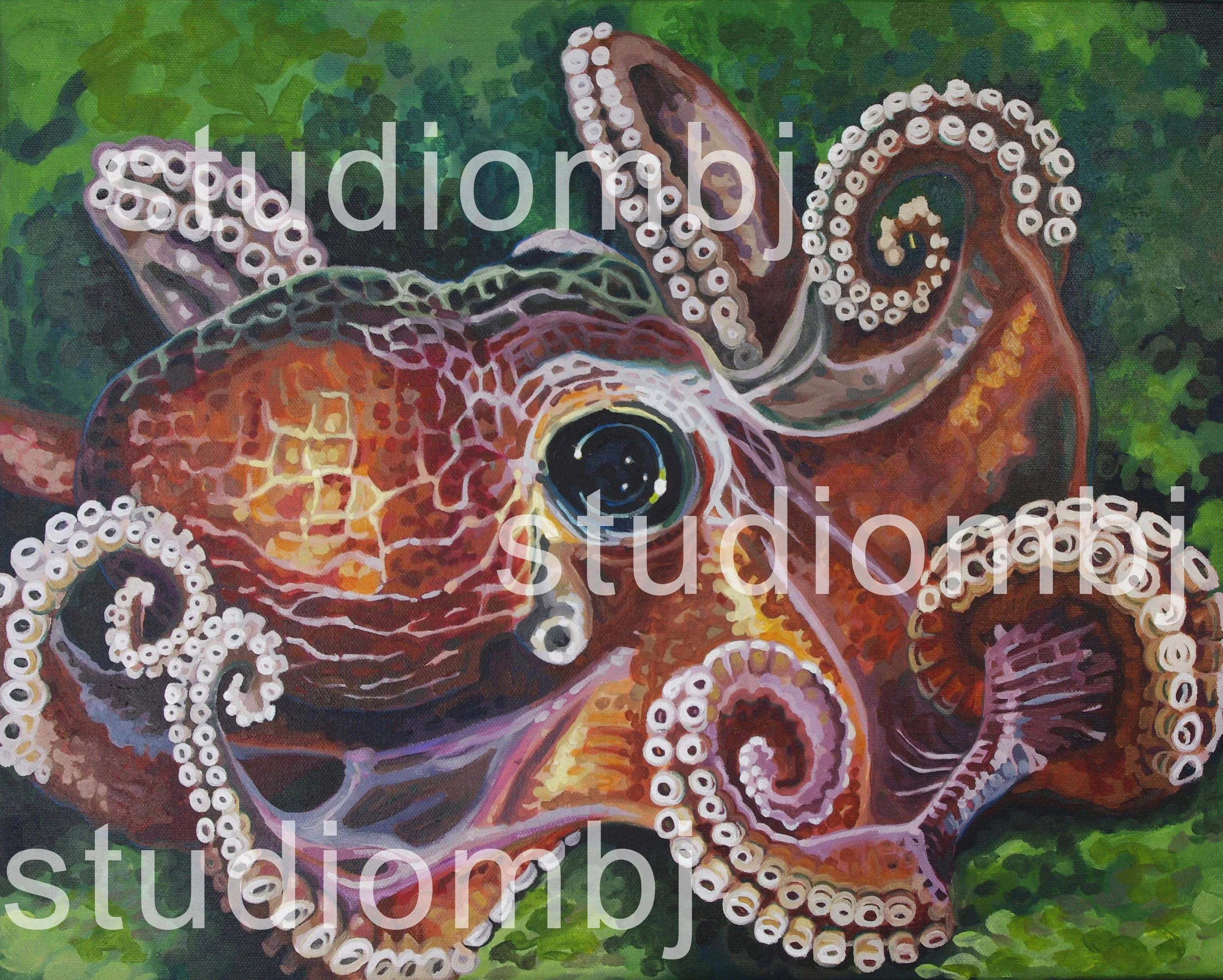 Living the Kaleidoscope Life, 20x16" acrylic on canvas, 2026