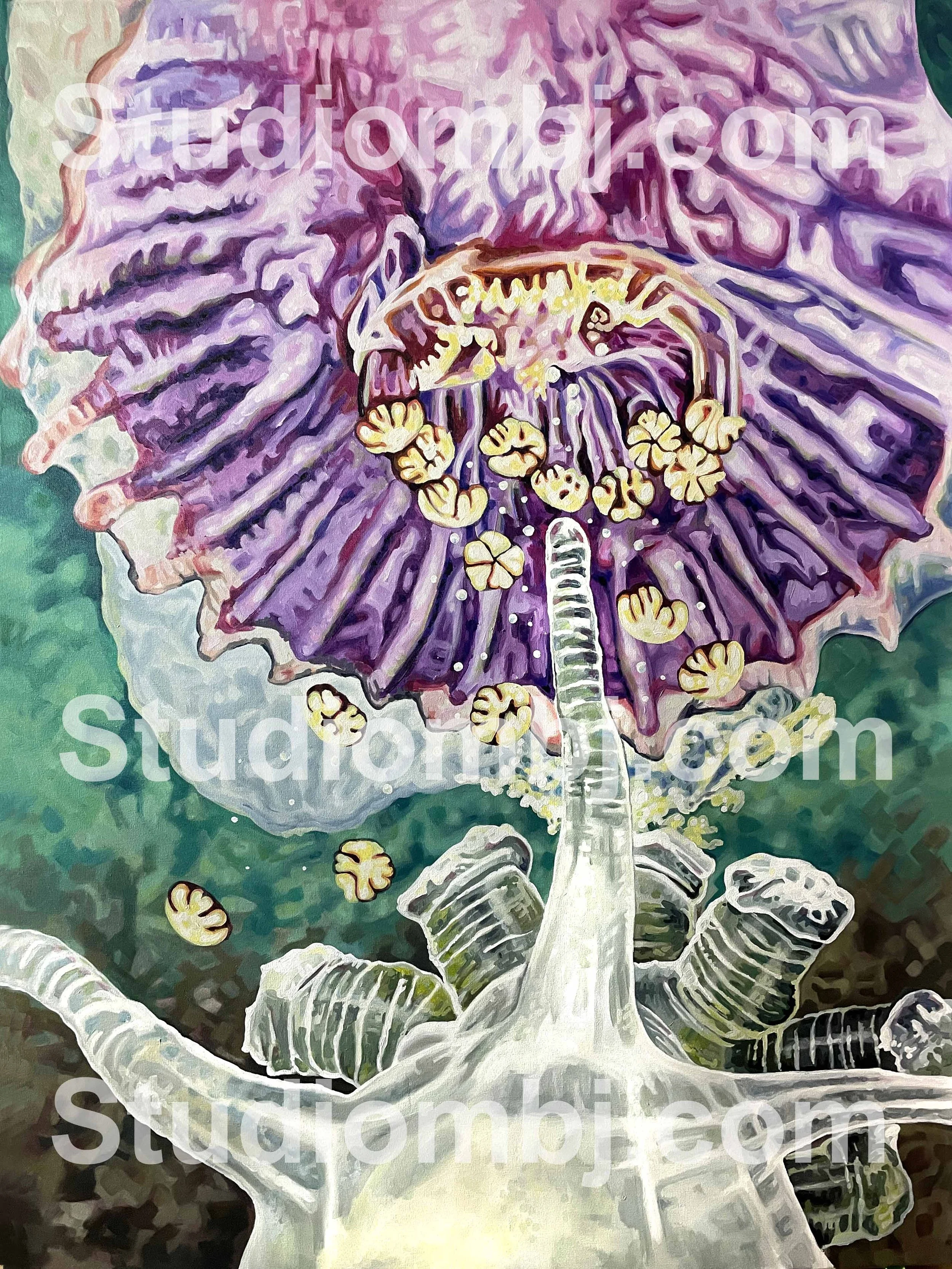 The People Pleaser, 30x40" acrylic on canvas