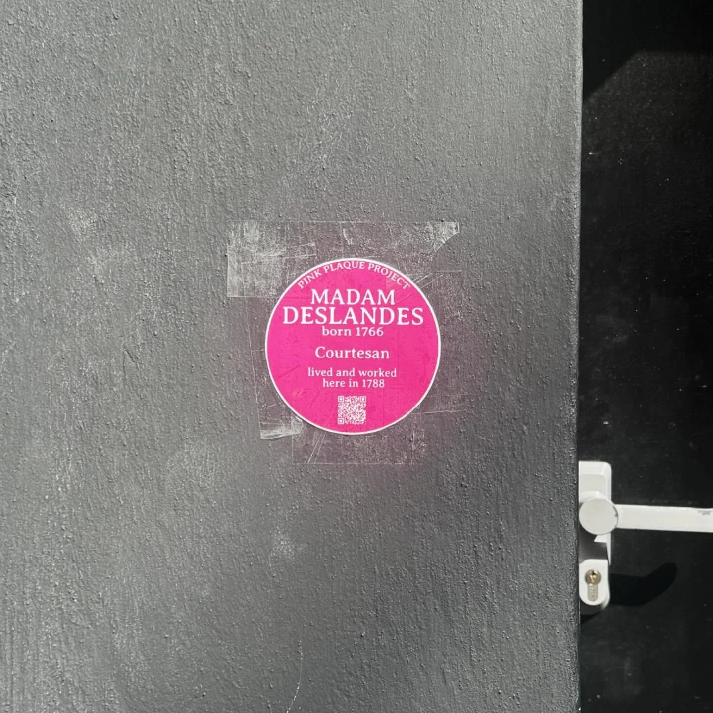 Madam Deslandes can be found outside Frith Street Tattoo at 15 Frith Street, her exact address in 1788. Click the link in our bio to find out more about these extraordinary women. 

#harrislistofcoventgardenladies #coventgarden #soho #london #maryleb