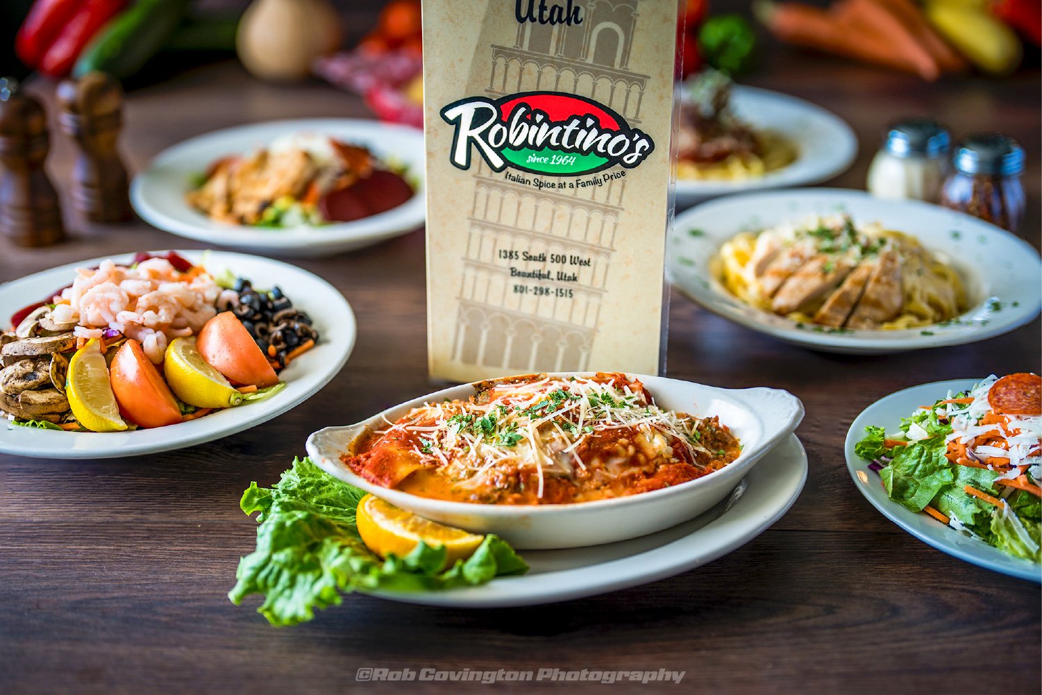 Robintino's food photography, by Rob Covington.