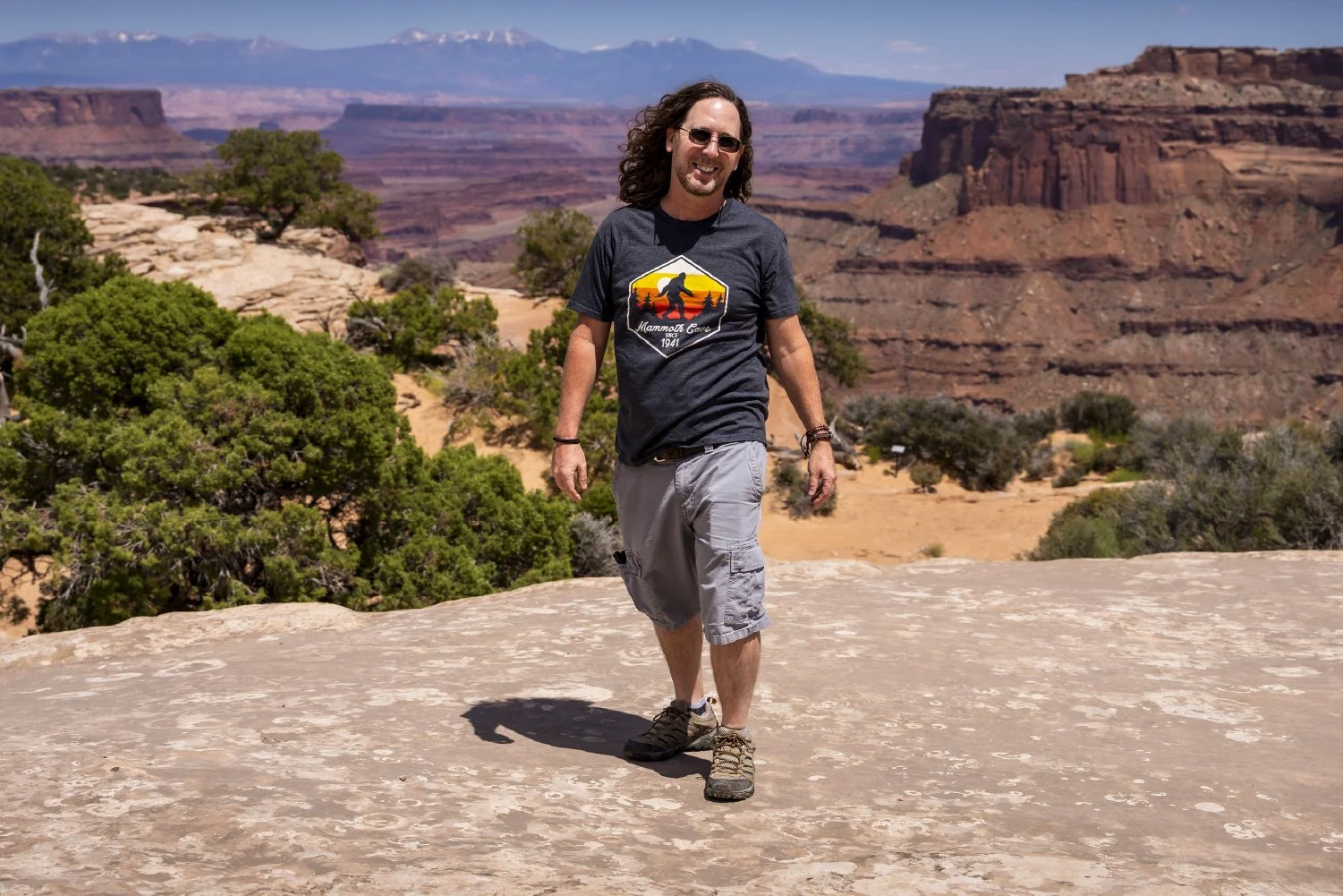 Photograph of Rob Covington in Canyonlands, Utah.