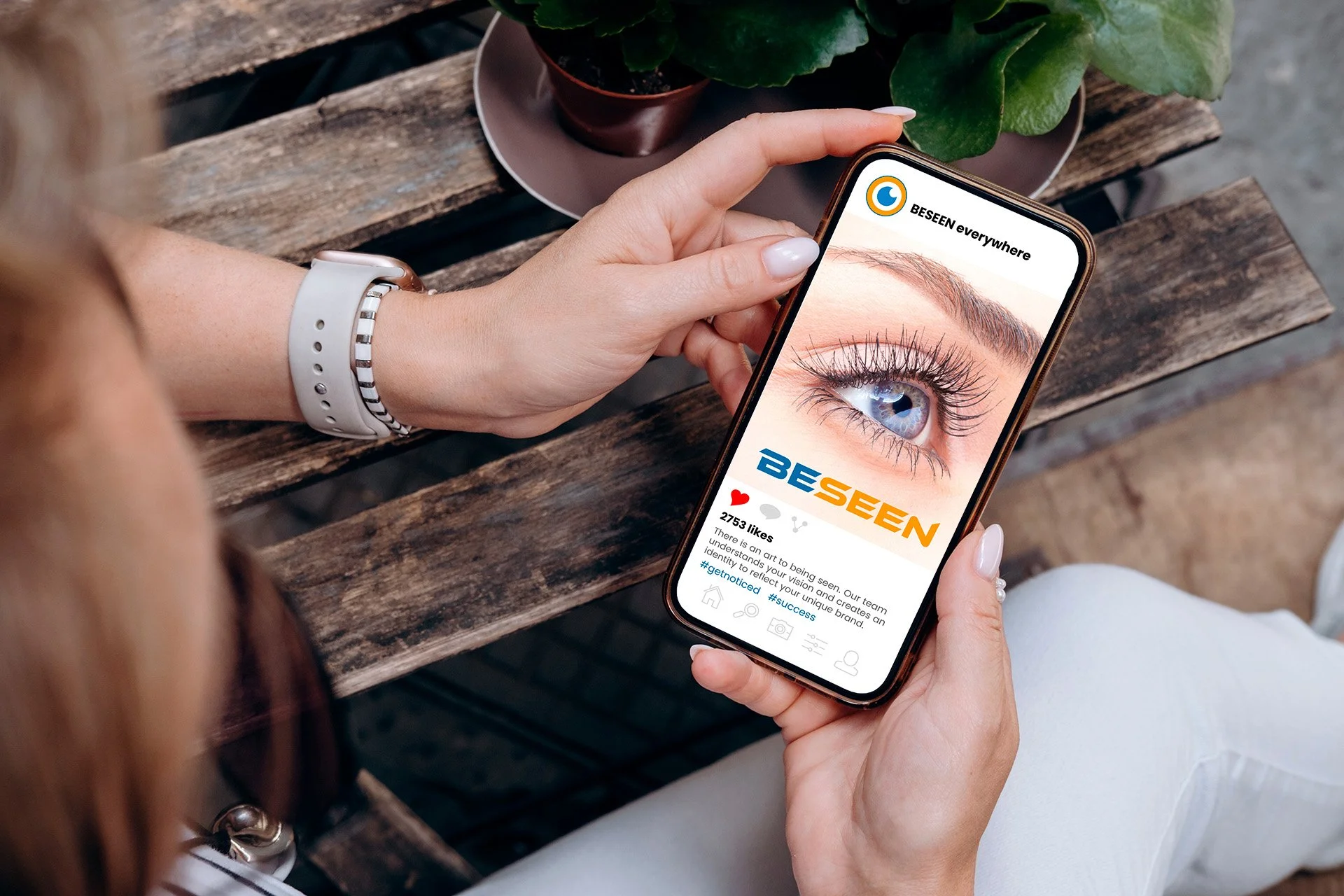 BeSeen branded social media