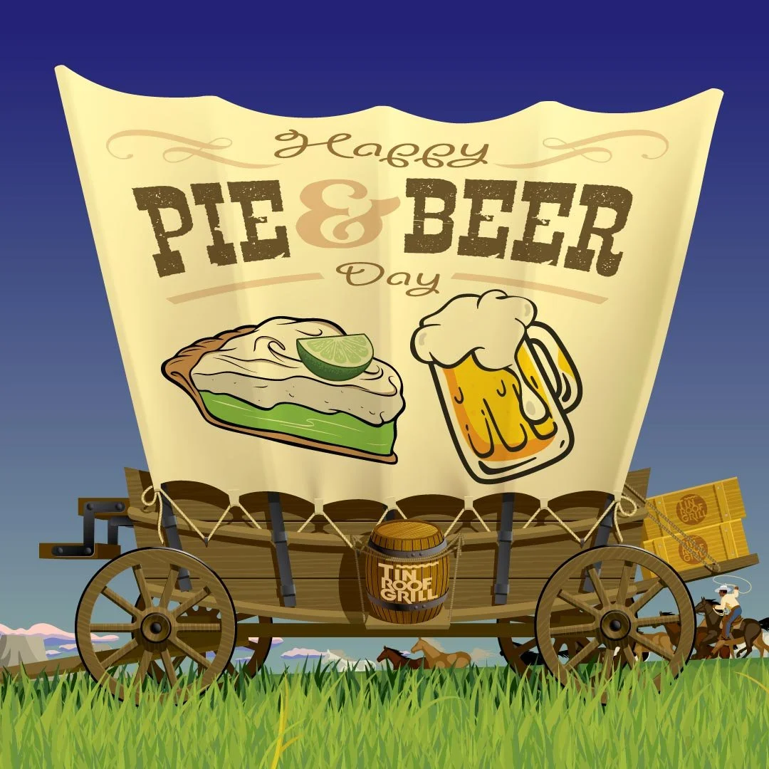 Social media design for Tin Roof Grill by Rob Covington