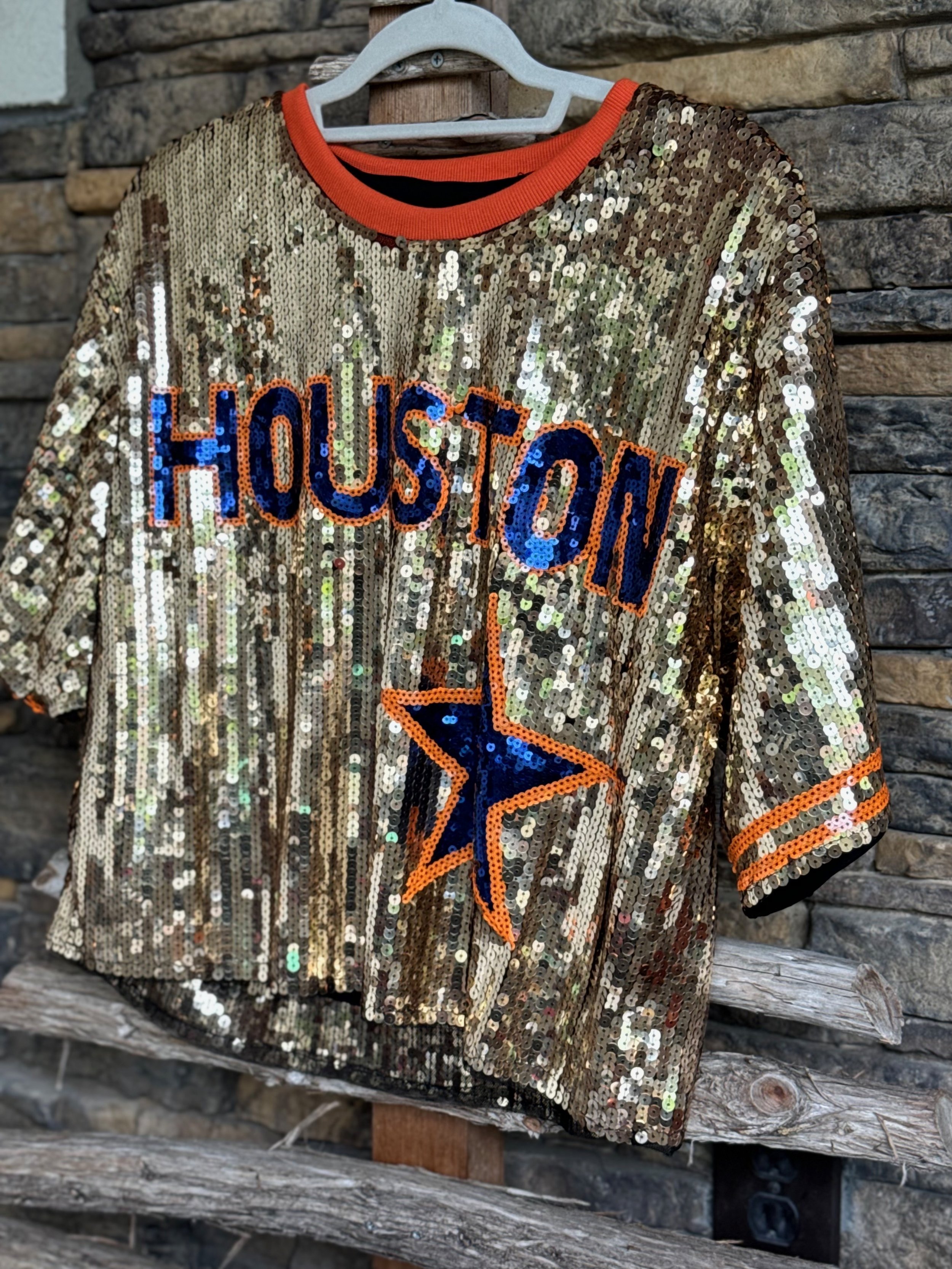 Gold Sequin Jersey for Adults