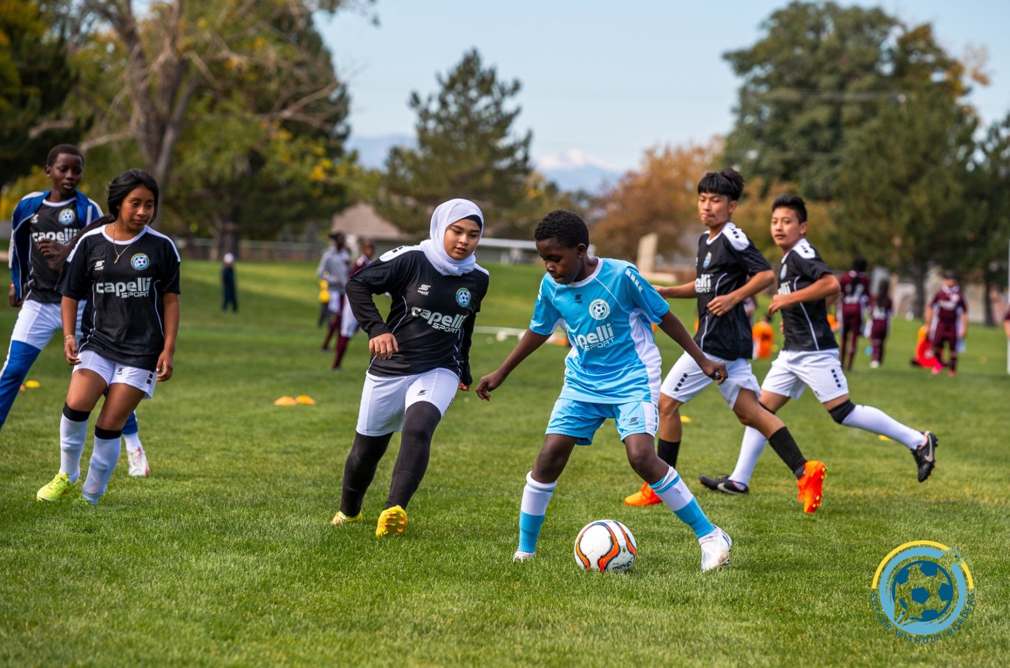 We&rsquo;re proud to partner with @soccerwithoutborders, an organization harnessing the power of soccer to create belonging for newcomer and refugee youth. Through their work, young people find not only a team, but a community. This year&rsquo;s Yout