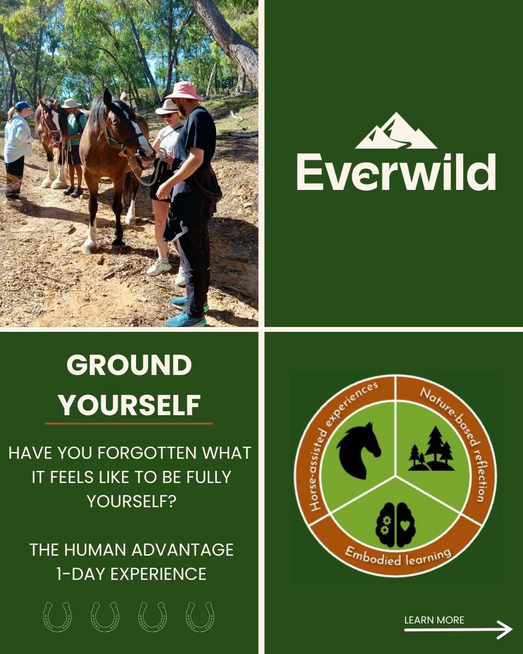 Have you forgotten what it feels like to be fully yourself?

Everyone wants something from you. Your team. Your clients. Your family. When was the last time you gave yourself a day just to reconnect?

Ground Yourself is a one-day immersive experience
