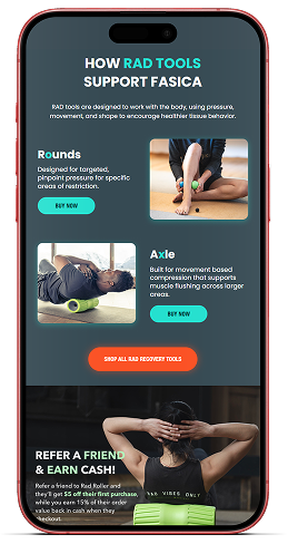 Rad Roller email on mobile