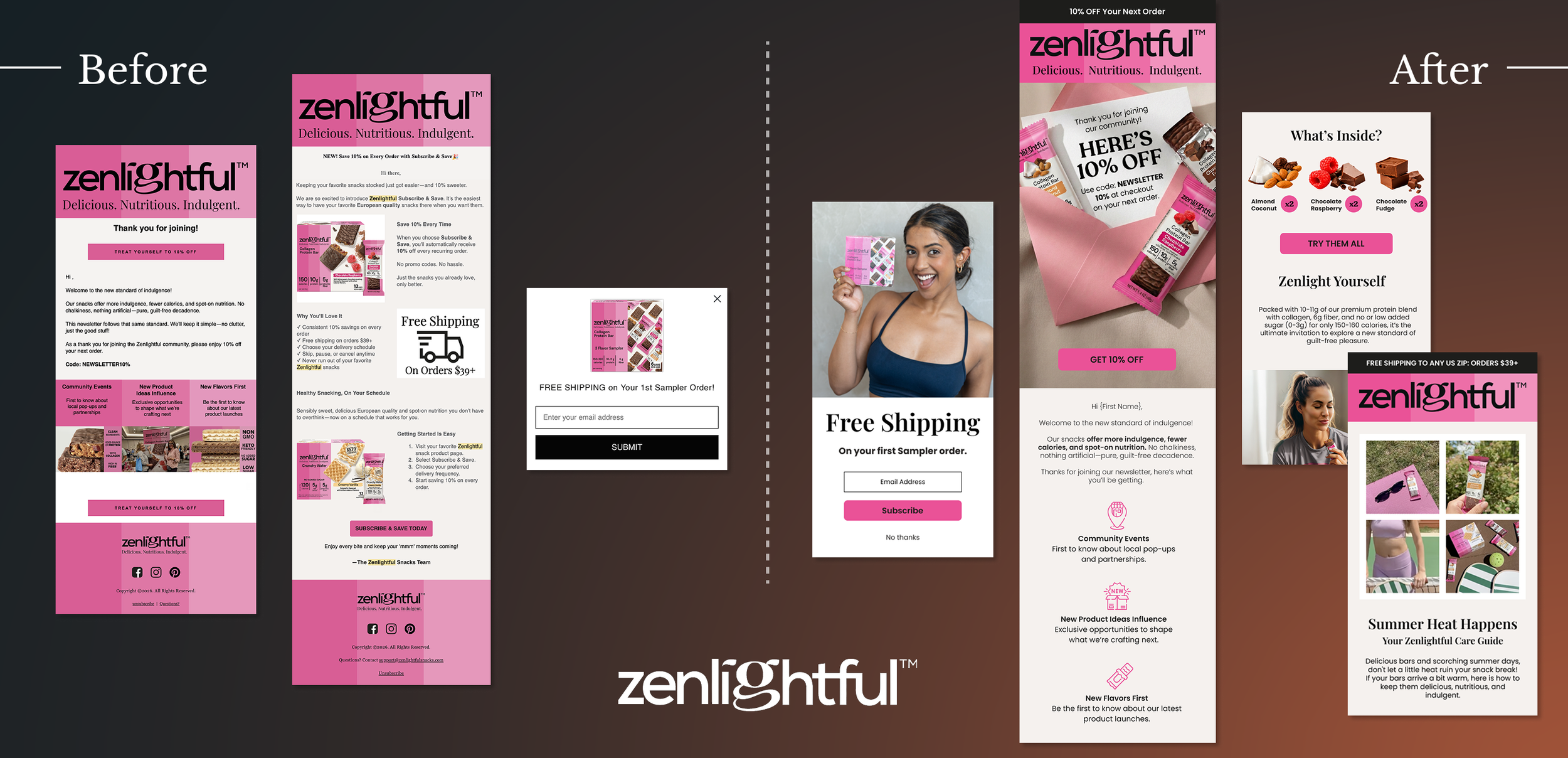 Zenlightful Before and after
