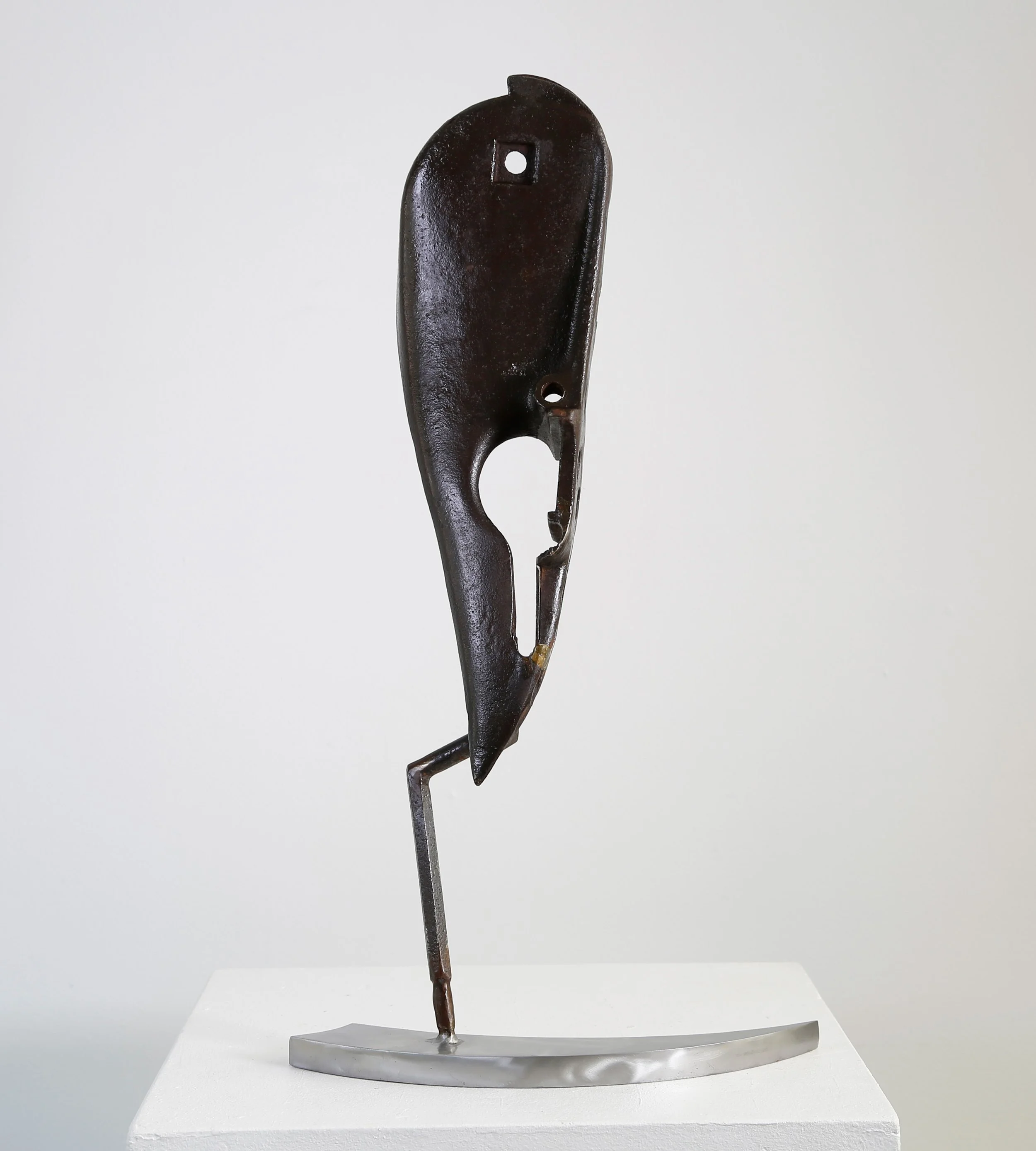 'The Scream III' 60x30x10cm recycled steel 