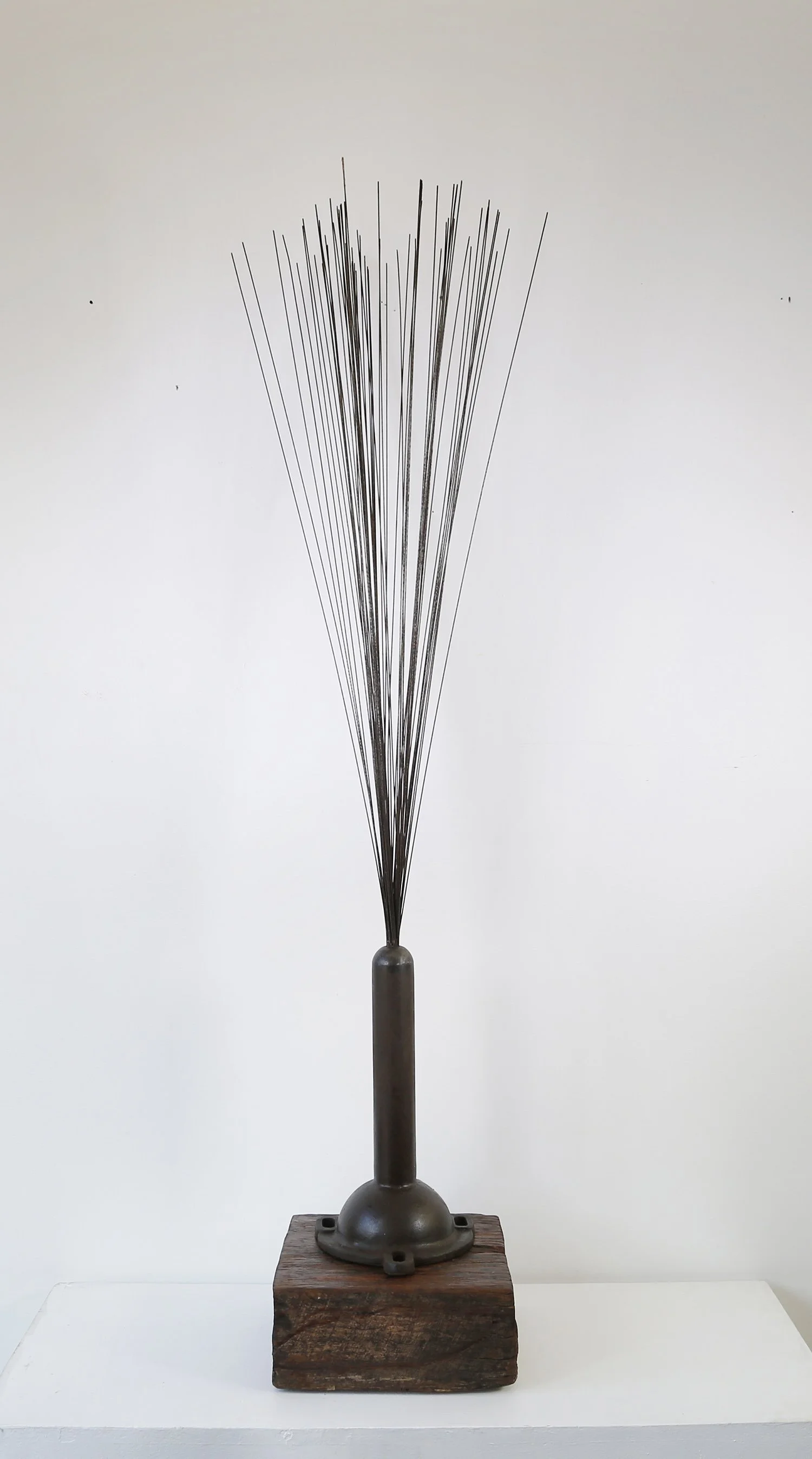 'New Life' timber,steel and wire 138 x 50 x 50cm