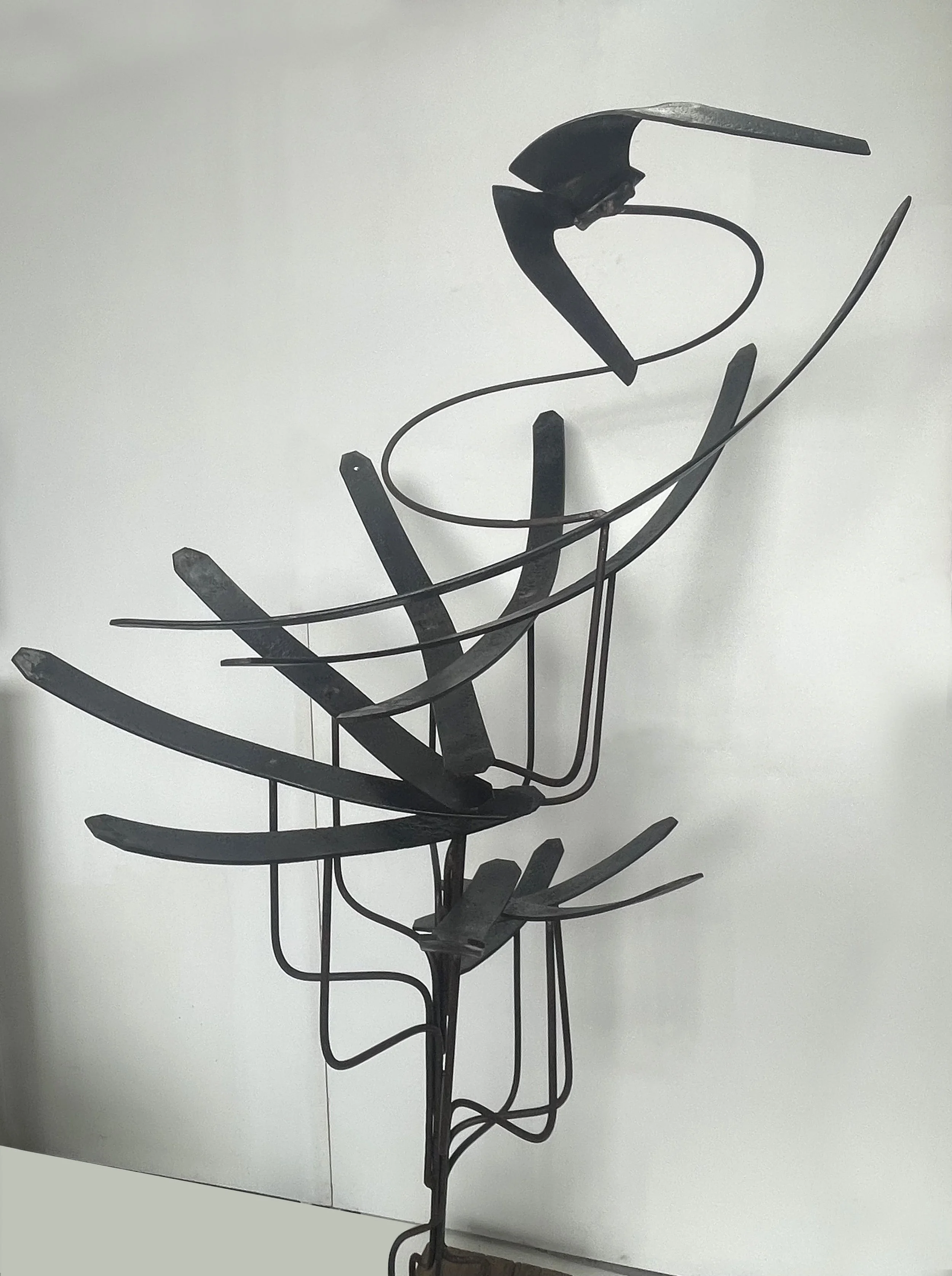 'Zephyr' recycled steel 200 x 120 x 120cm