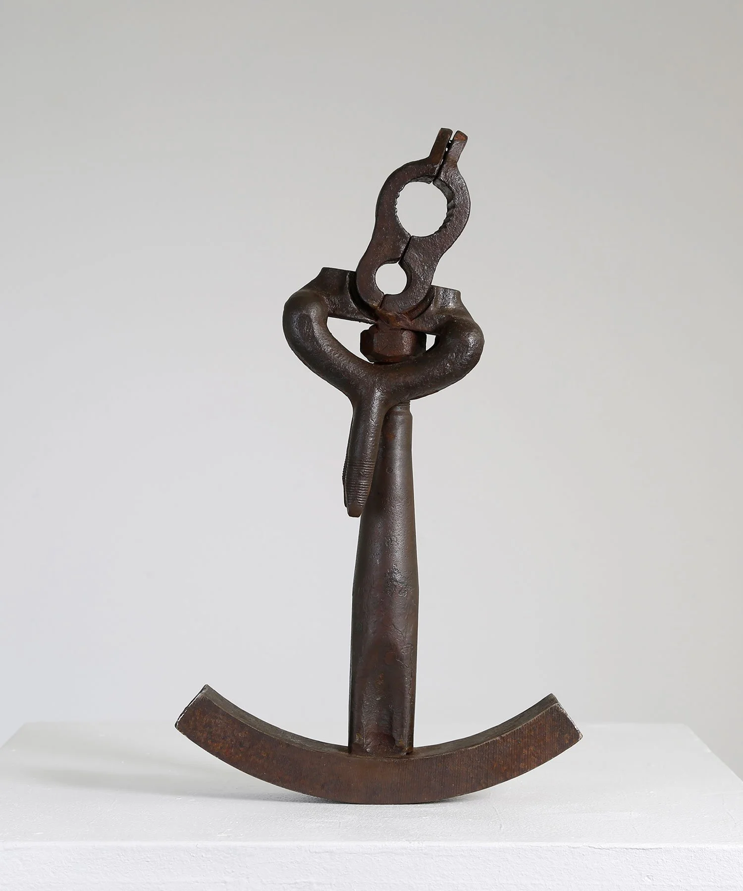 'Searching for Inner Balance' 38x23x5cm recycled steel SOLD