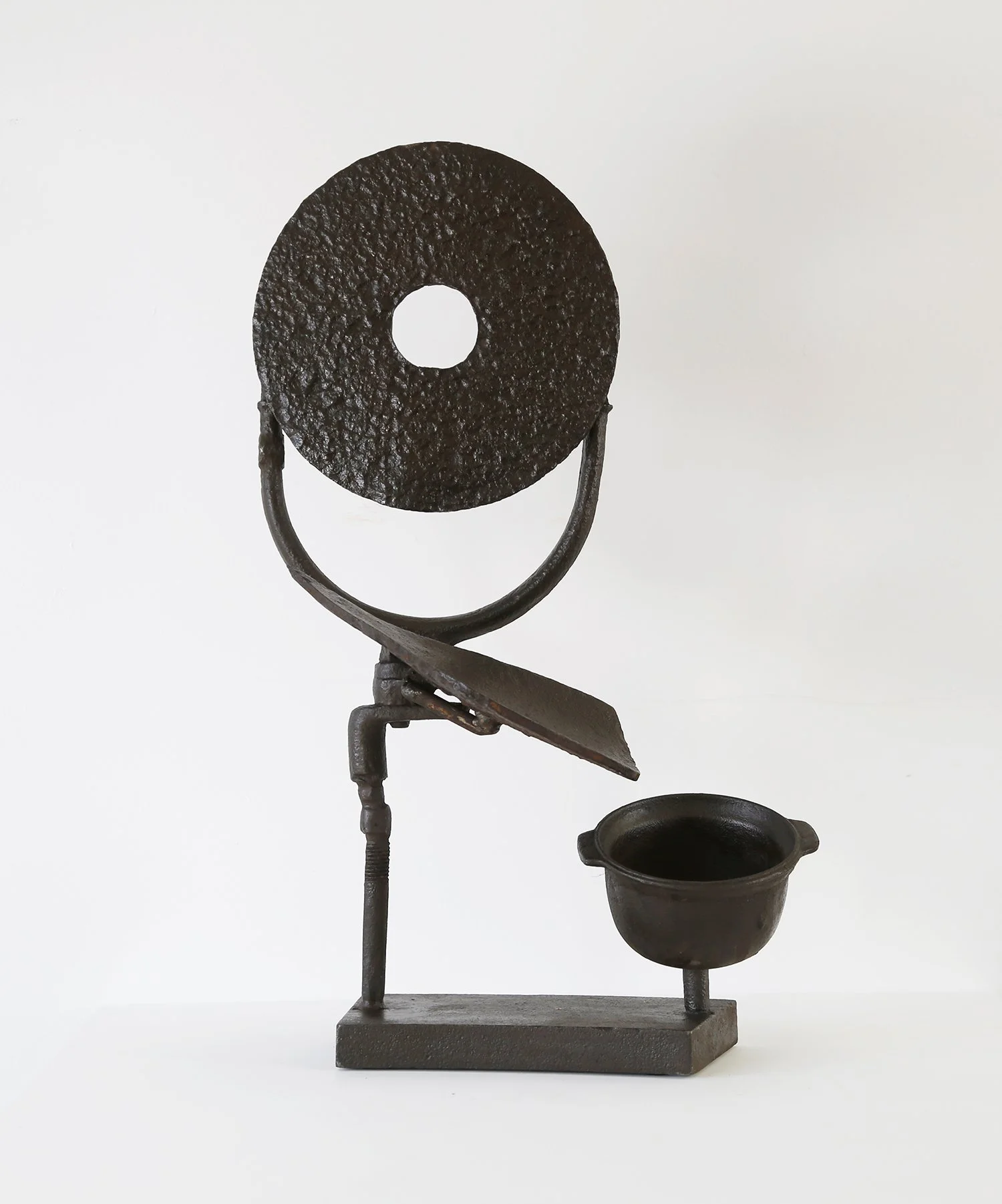 'Well of Tears' recycled steel 54 x 35 x 17cm
