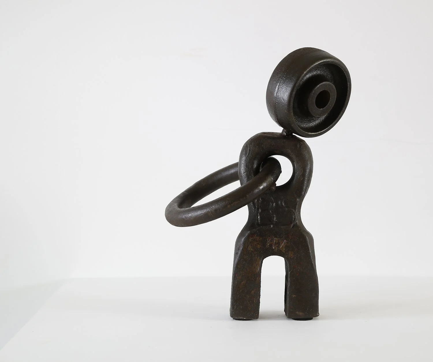 'Toil' recycled steel 32 x 24 x 13cm