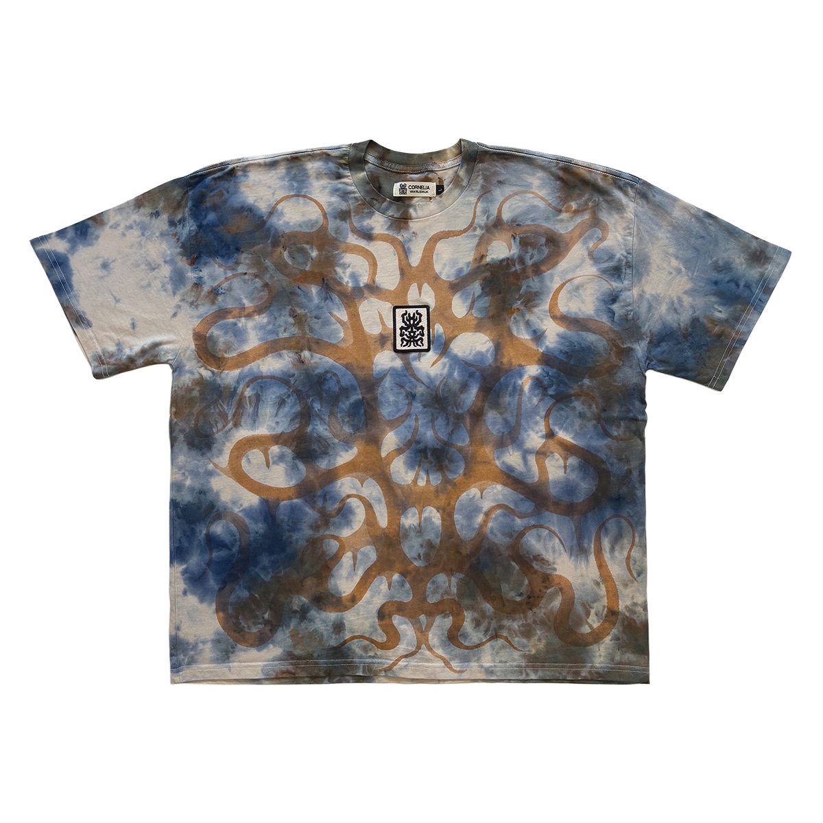 Reworked Oversized T-shirt with Patch - L