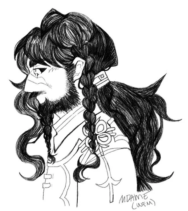 Doodle dump! Starting with a portrait of my oc Draven! Then a silly little New Years doodle I did with Kioki and MANIC. Then a collection of doodles for my WFM fantasy oc cast! And then lastly a little meme for my childhood ocs LOL #oc #doodle #digit