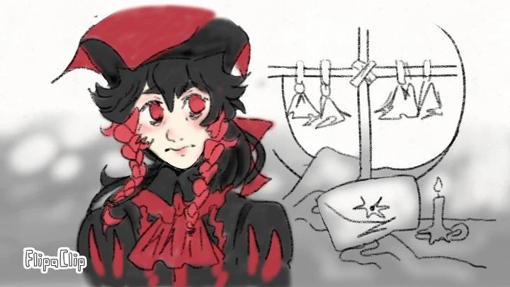 Animation practice :33 I recently got a tablet and found a really decent #animation app #flipaclip !!#2danimation #oc #ocs &lt;3 just playing around with it today lol