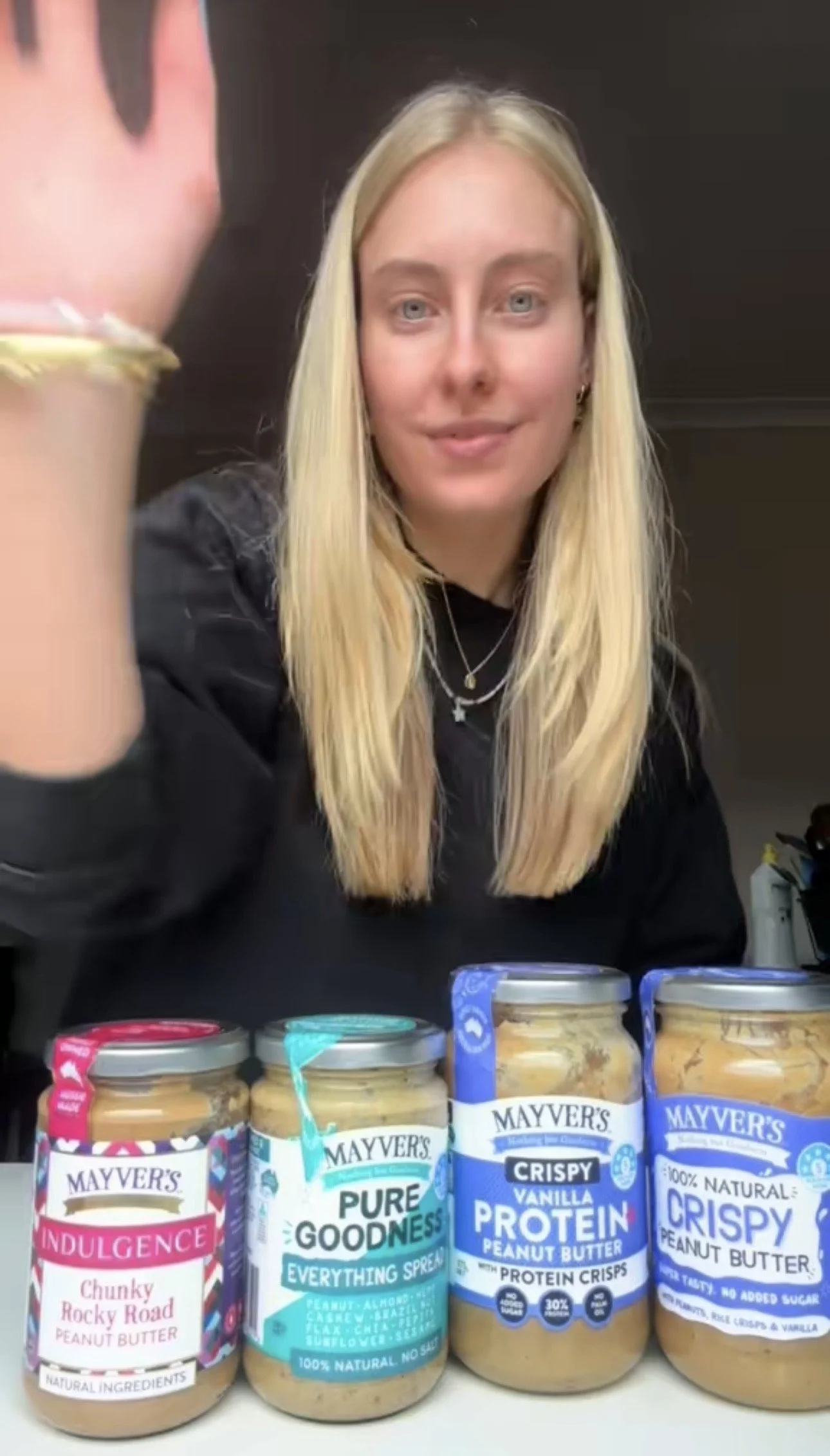 Brand partnerships with an online dietitian, working with Mayvers Peanut Butter