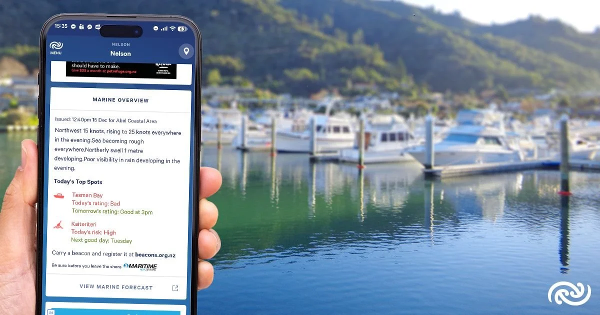 Marine forecasts for users’ closest locations now available in App