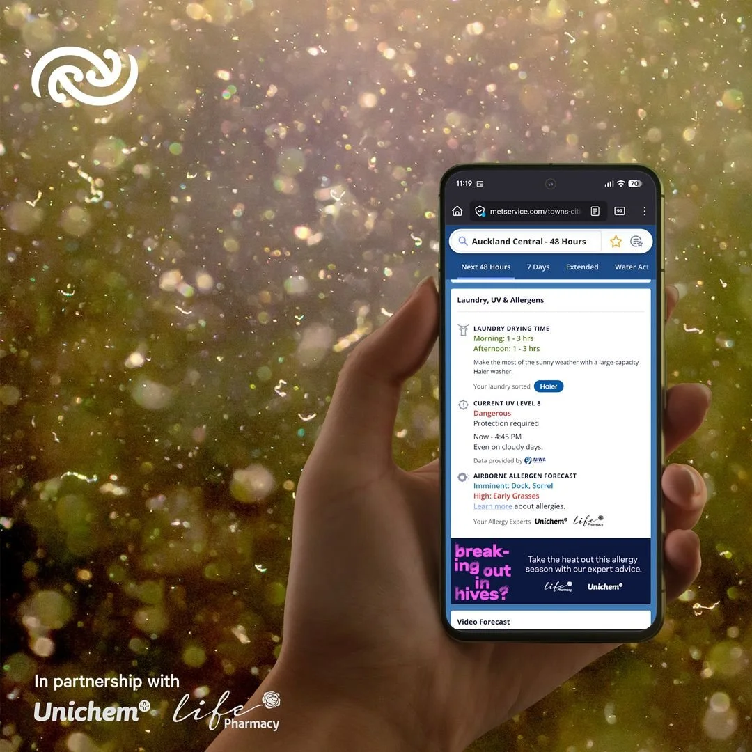New to MetService: Airborne Allergens