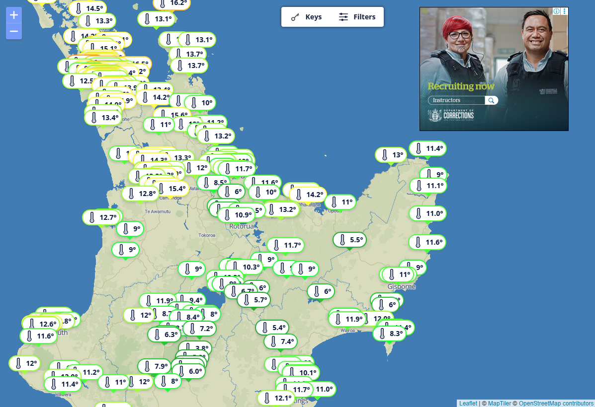 Metservice Invercargill Your Weather on metservice.com — About MetService