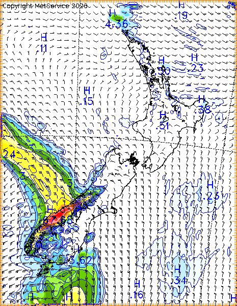 Metservice Maps Rainfall Map Update — About MetService