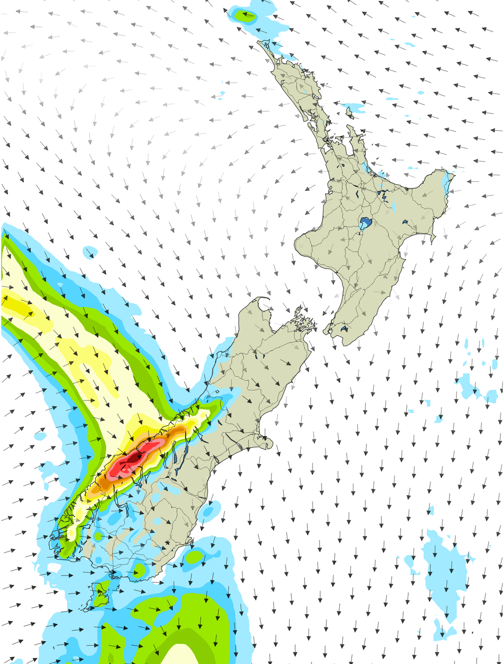 Metservice Maps Rainfall Map Update — About MetService