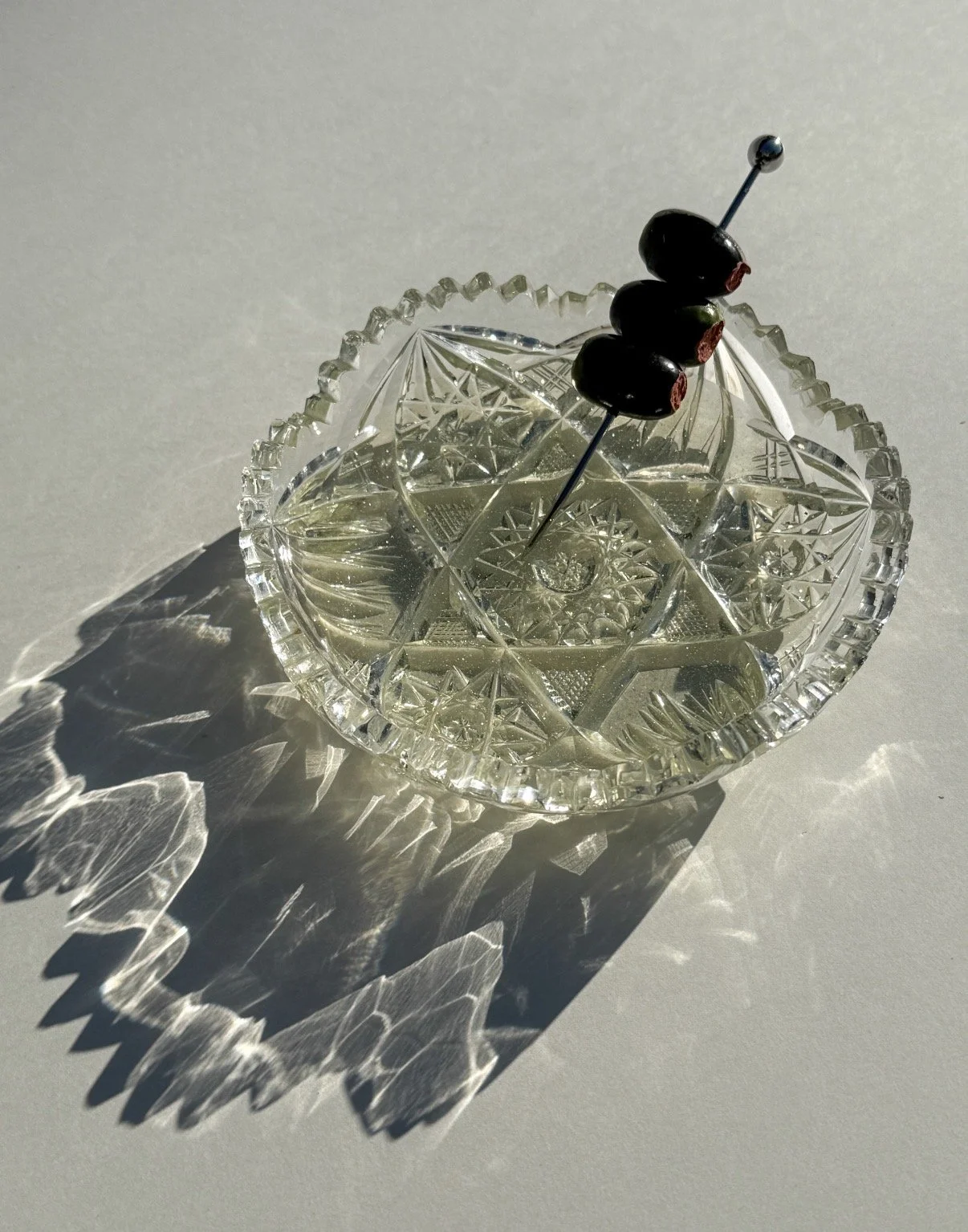 Dirty martini ashtray