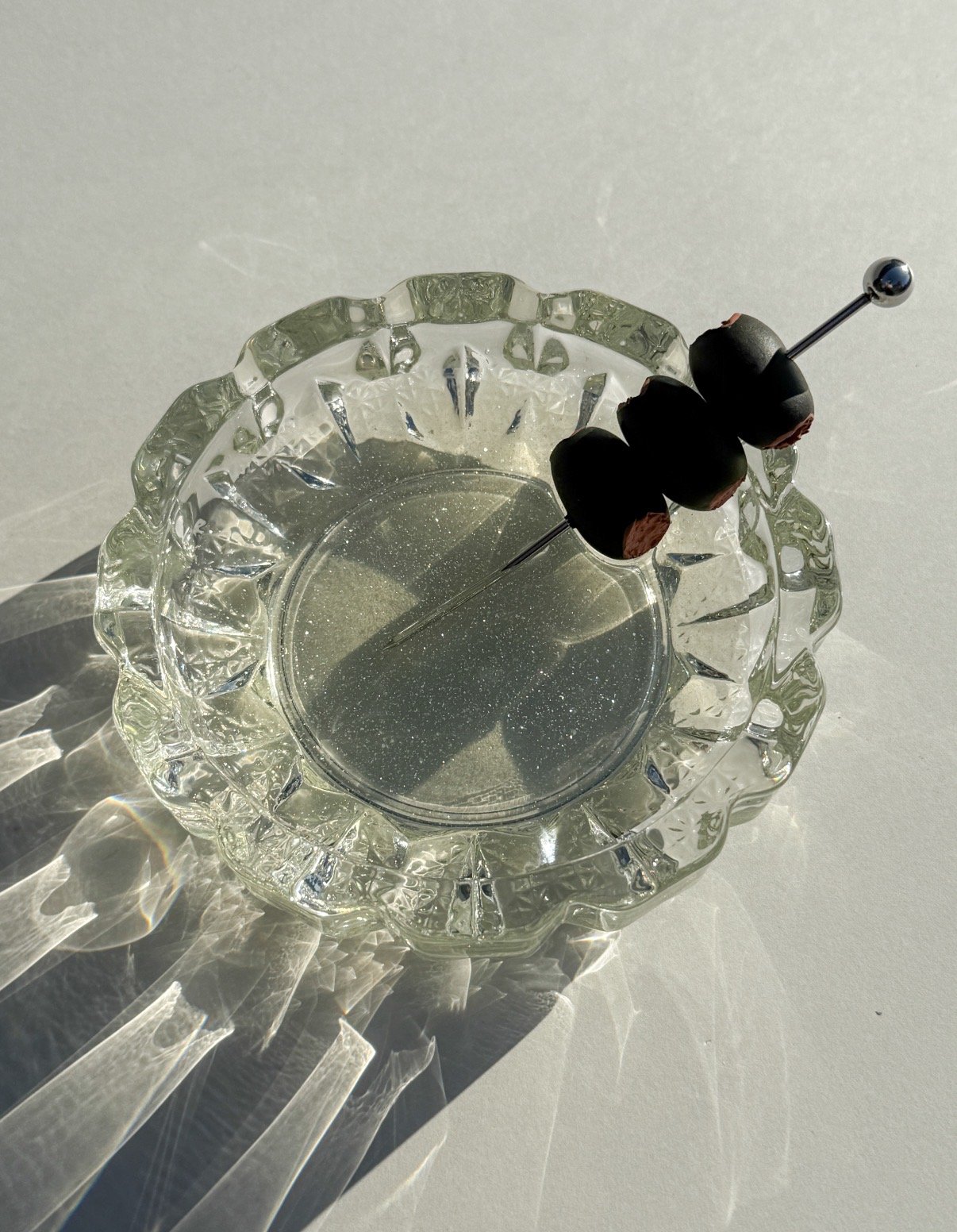 Dirty martini ashtray