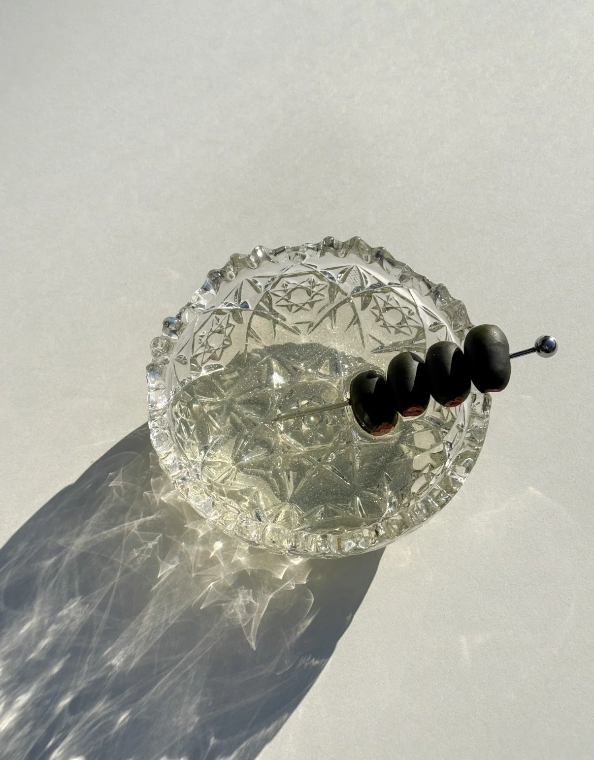 Dirty martini ashtray