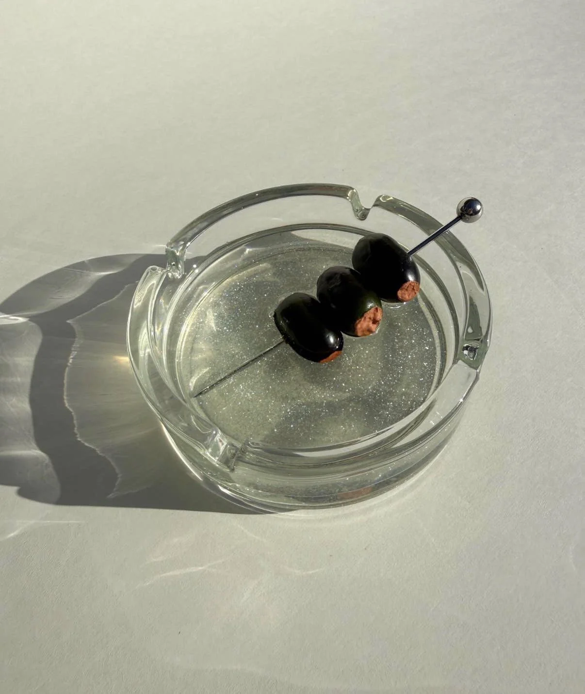 Dirty martini ashtray