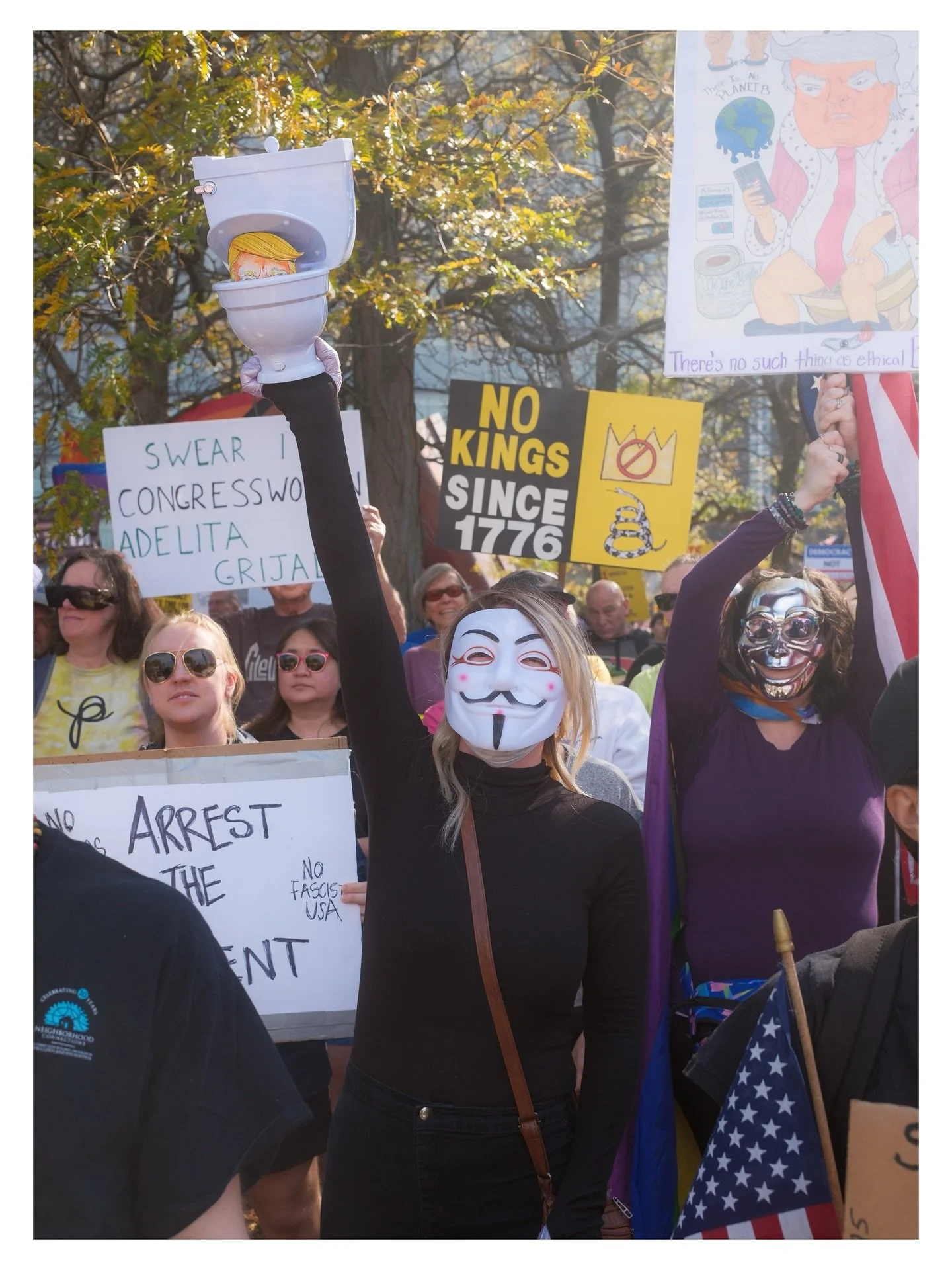 No Kings Protest - Cleveland, OH (10/18/2025)