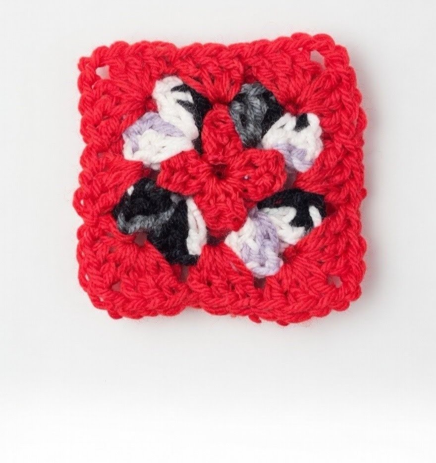 Granny Square Coaster Pattern (PDF Download)