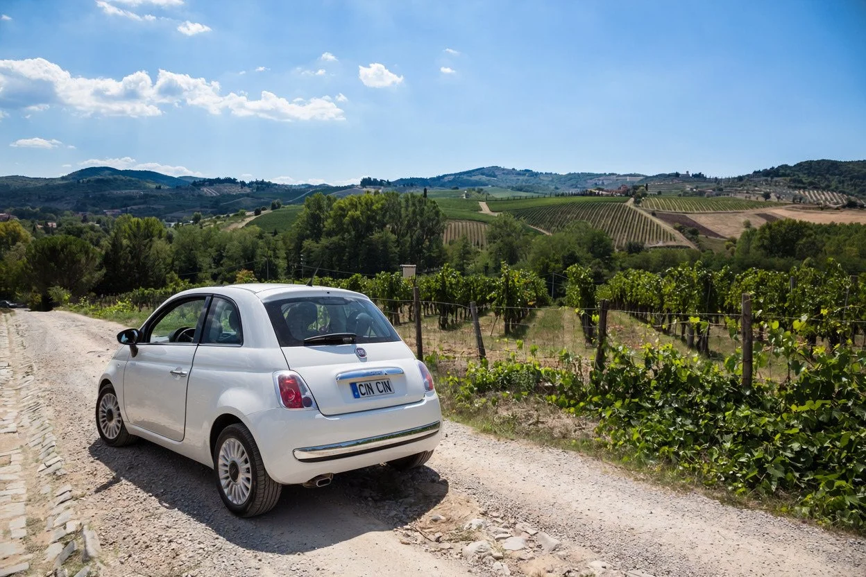 Getting to Villa Nobile: Renting a Car in Rome