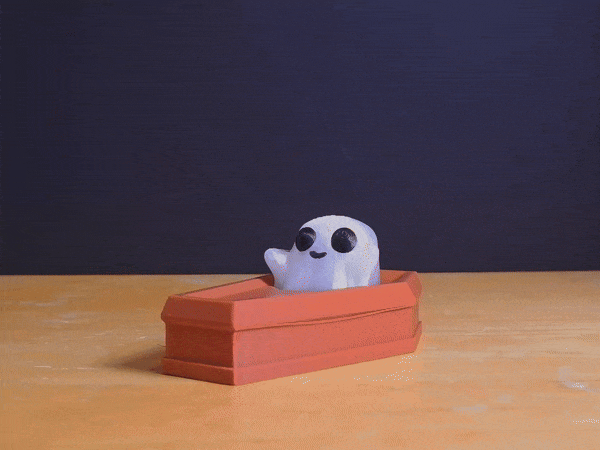 Halloween 2024: Ghost Coffin Fidget Clicker