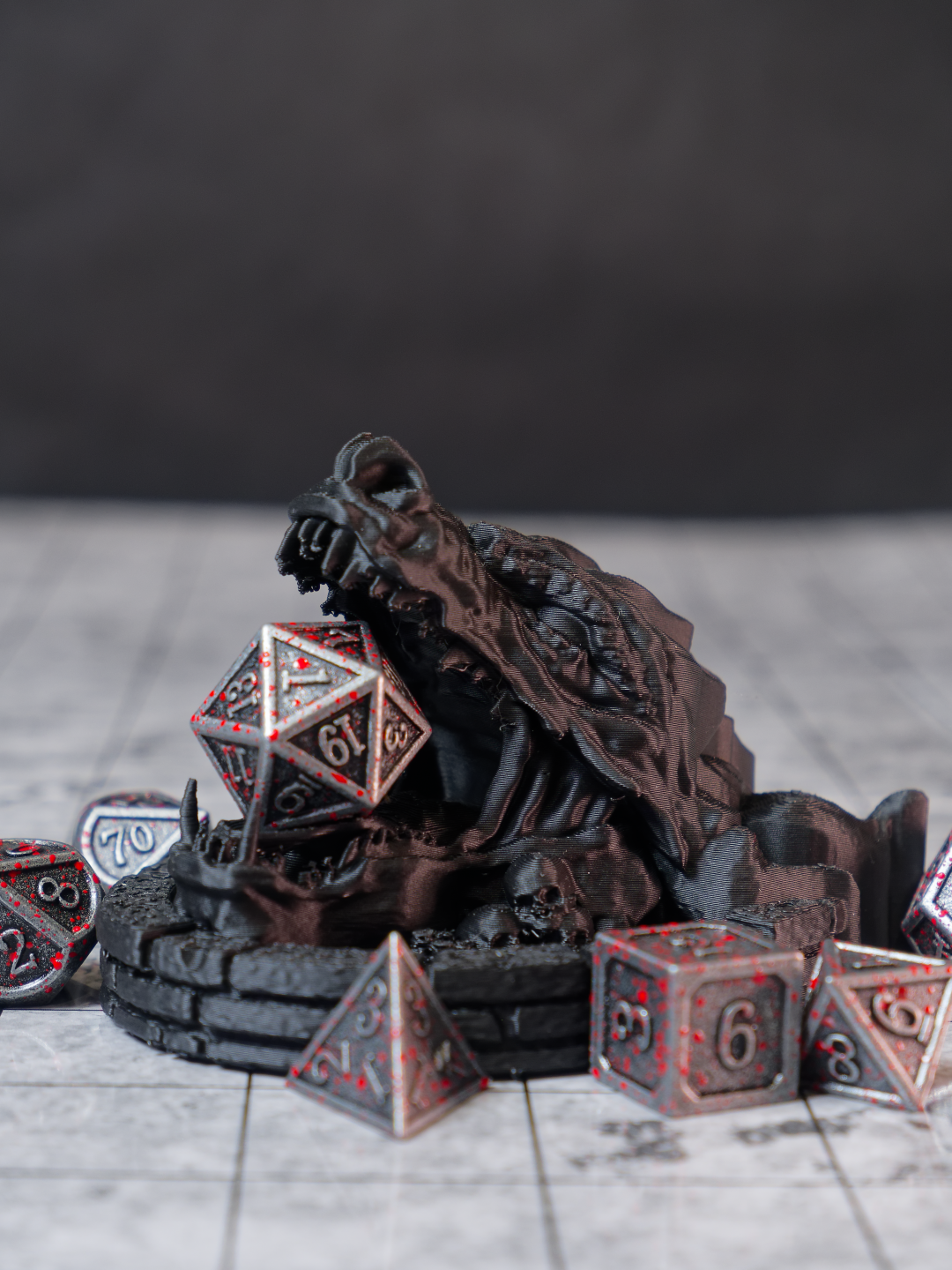 Dragon Bust D20 Dice Guardian